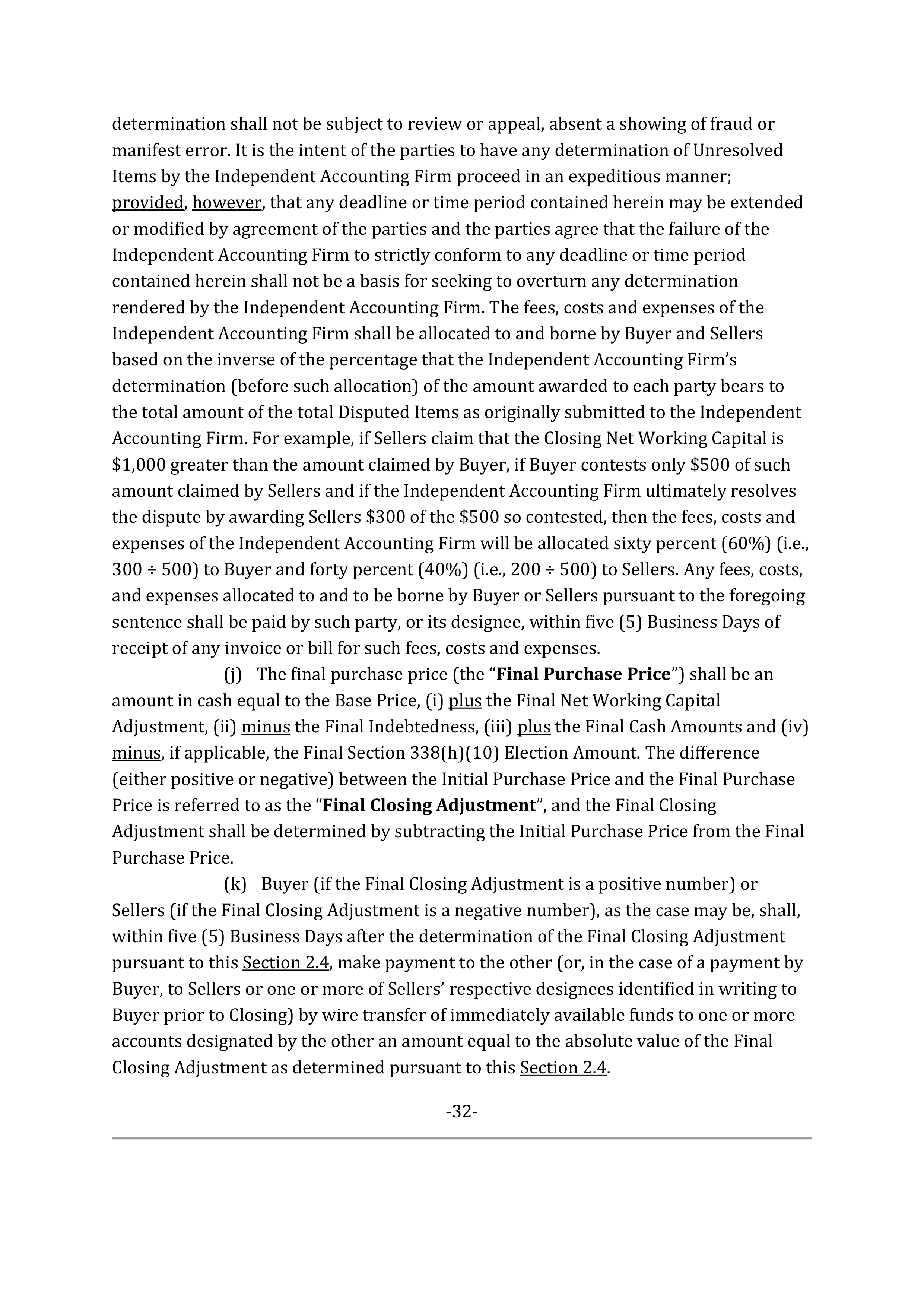 Marathon Petroleum Purchase and Sale Agreement — page 42