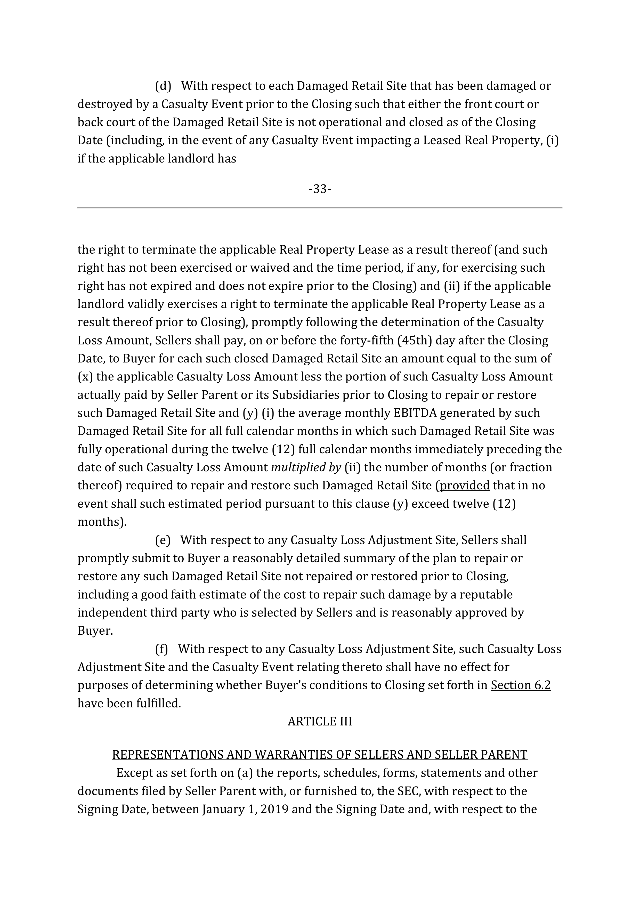 Marathon Petroleum Purchase and Sale Agreement — page 44