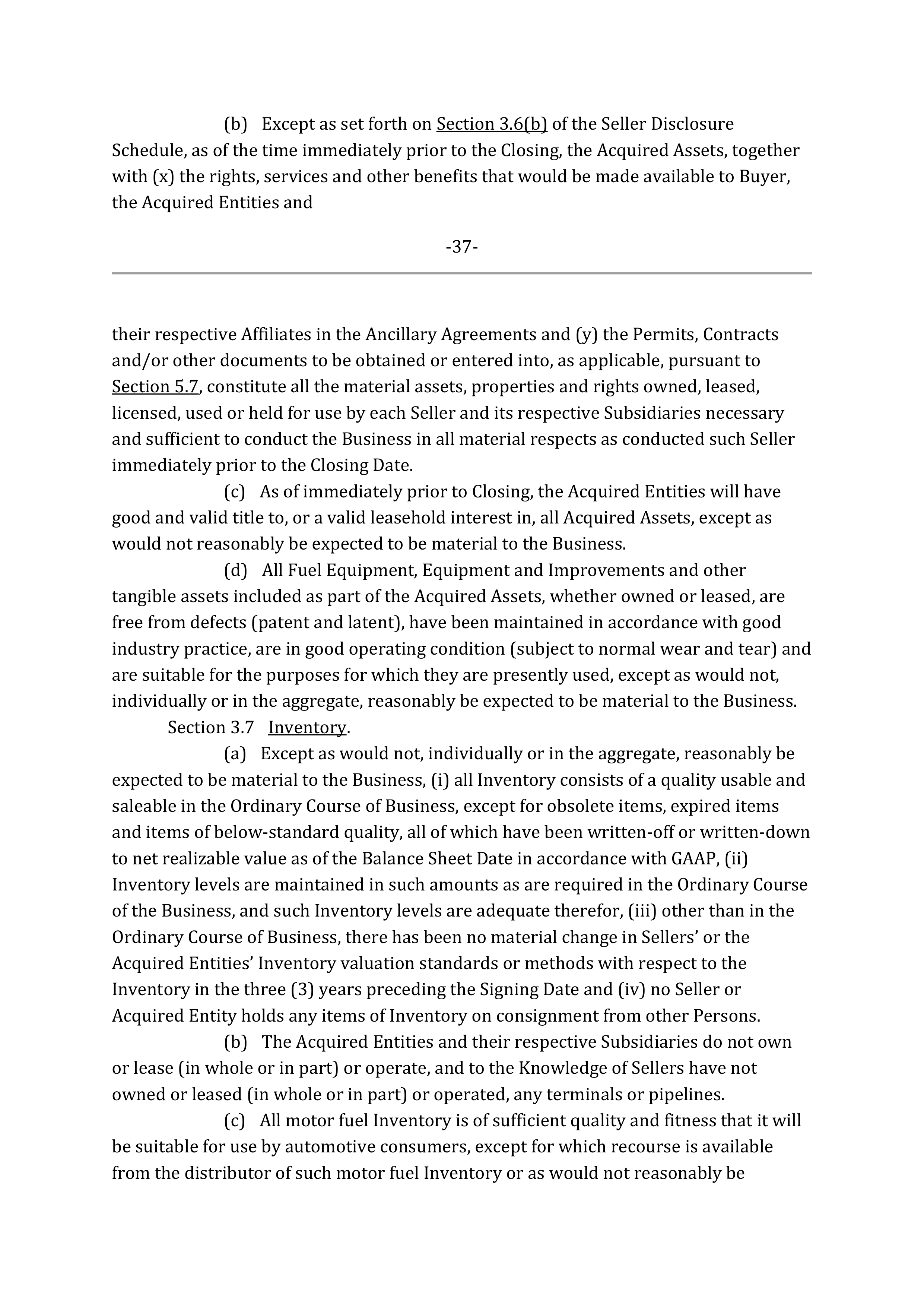 Marathon Petroleum Purchase and Sale Agreement — page 49