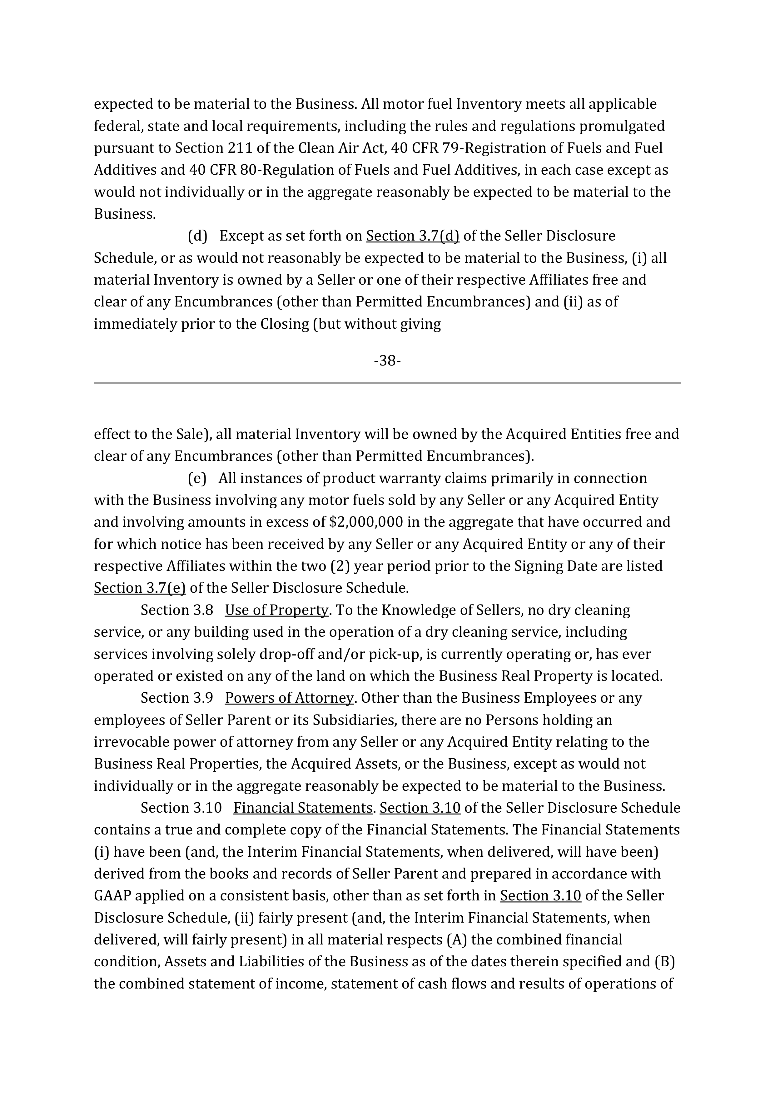 Marathon Petroleum Purchase and Sale Agreement — page 50