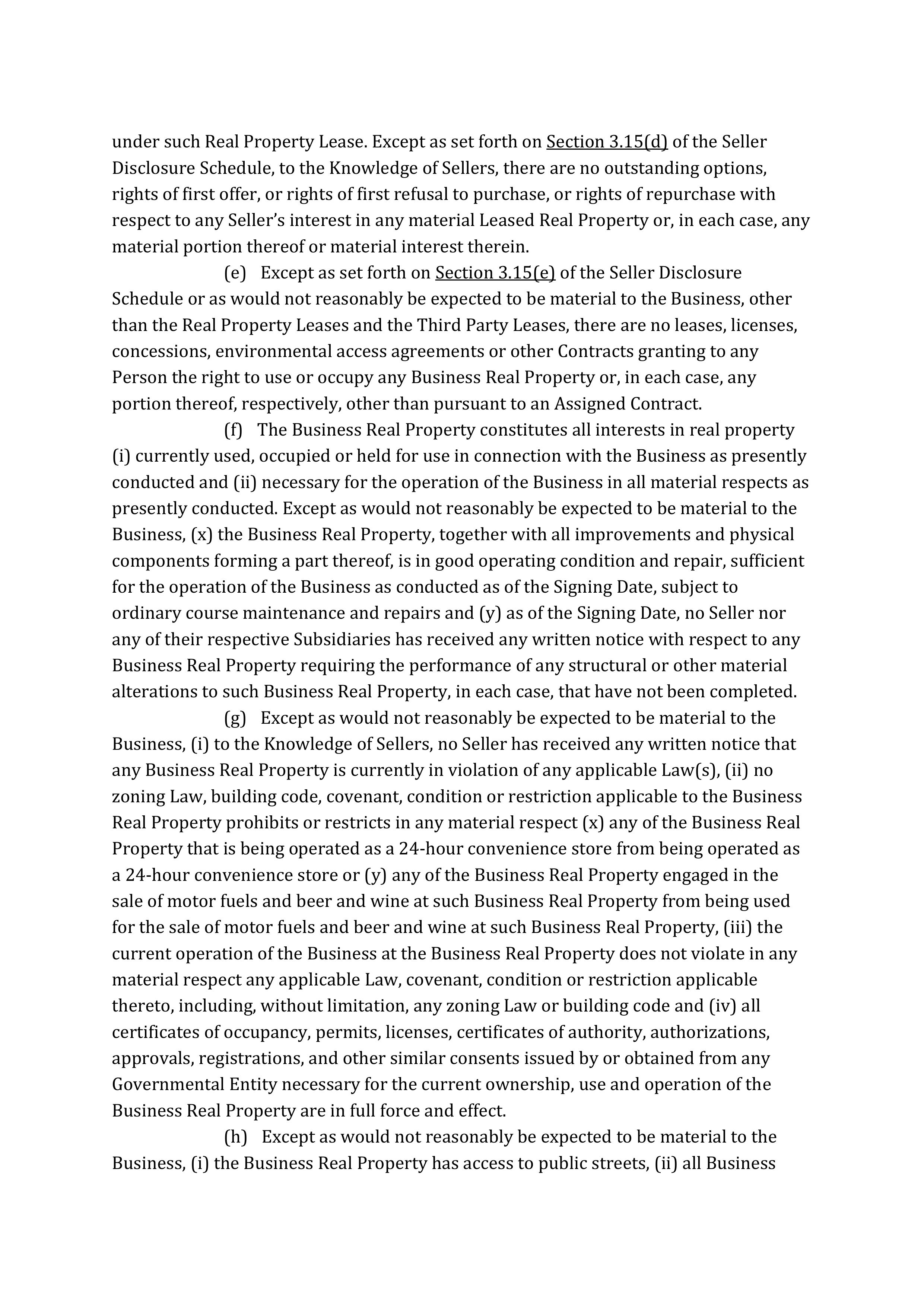 Marathon Petroleum Purchase and Sale Agreement — page 54