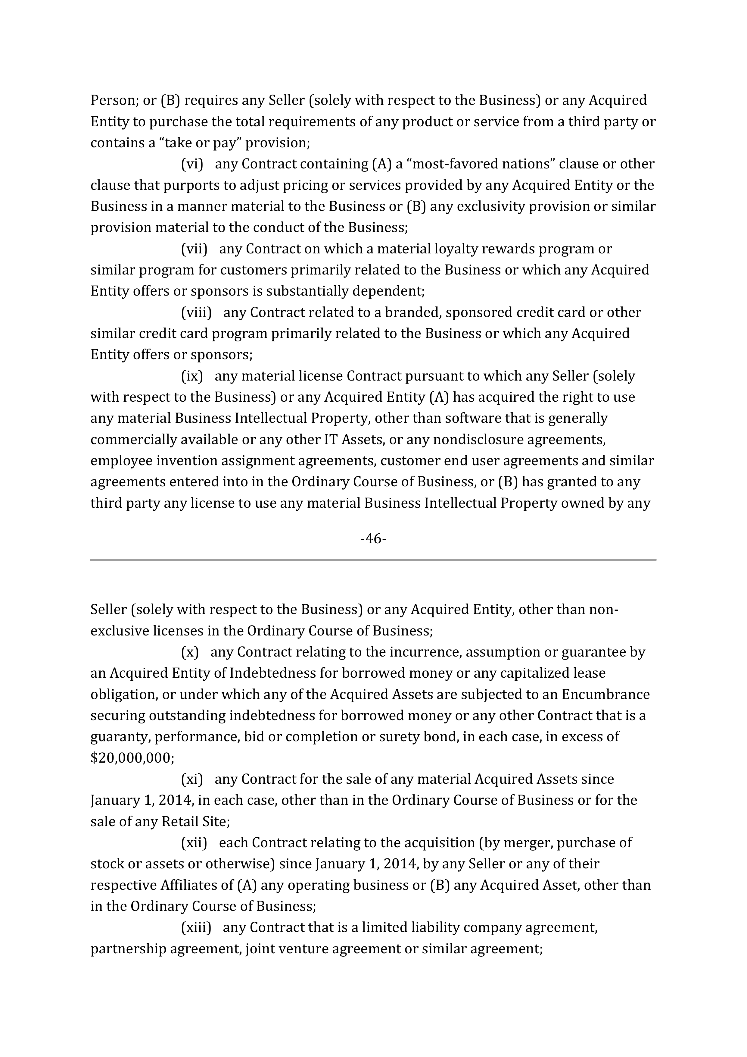 Marathon Petroleum Purchase and Sale Agreement — page 59