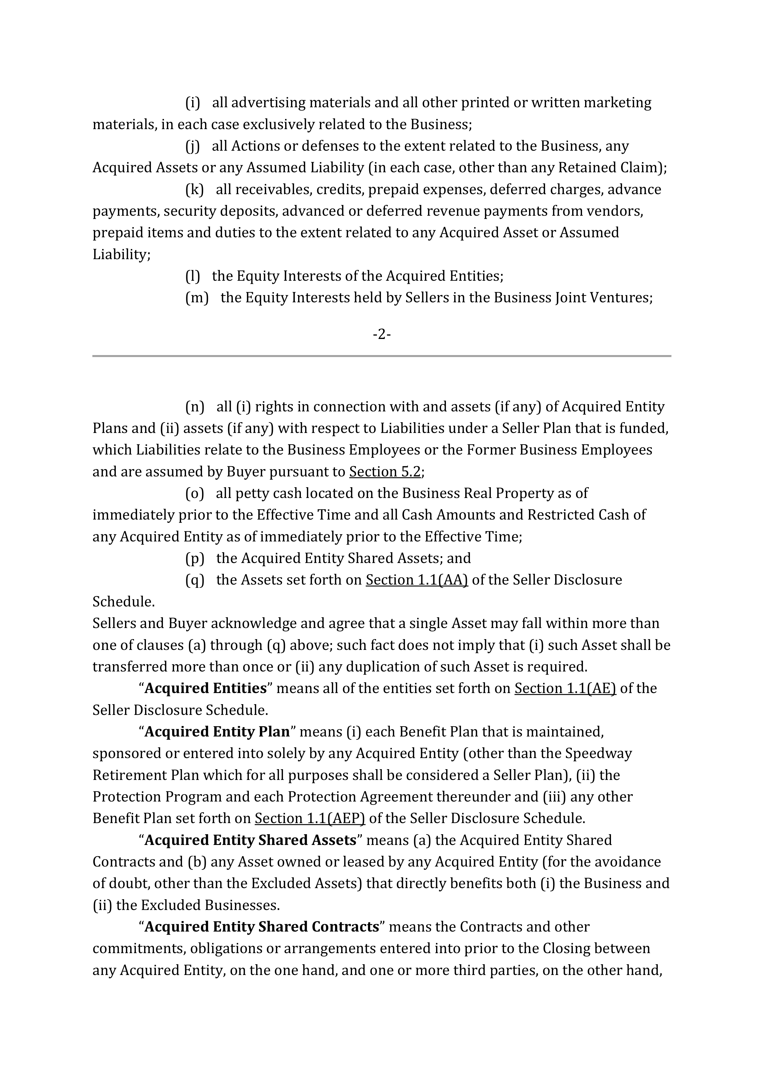 Marathon Petroleum Purchase and Sale Agreement — page 9