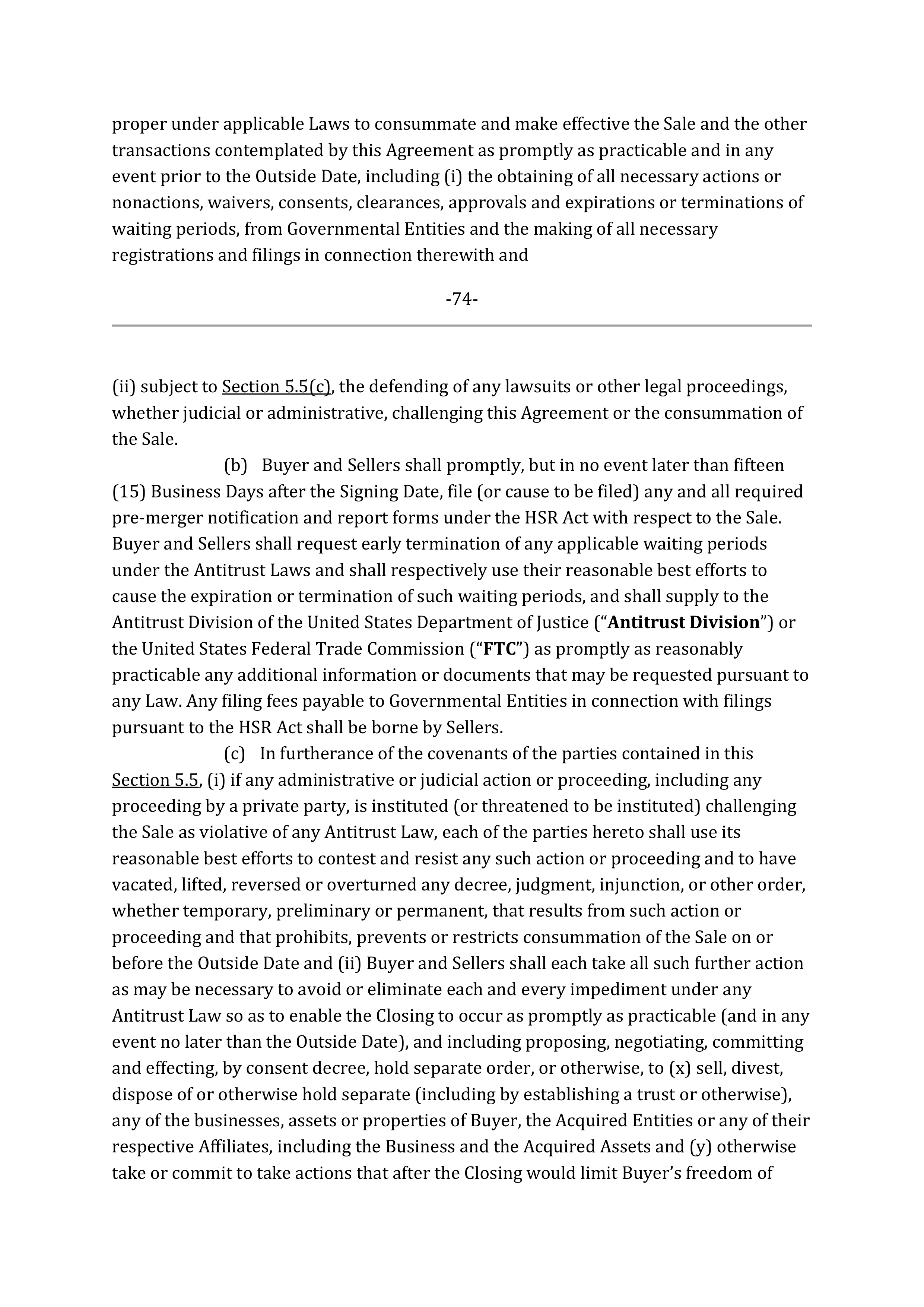 Marathon Petroleum Purchase and Sale Agreement — page 93
