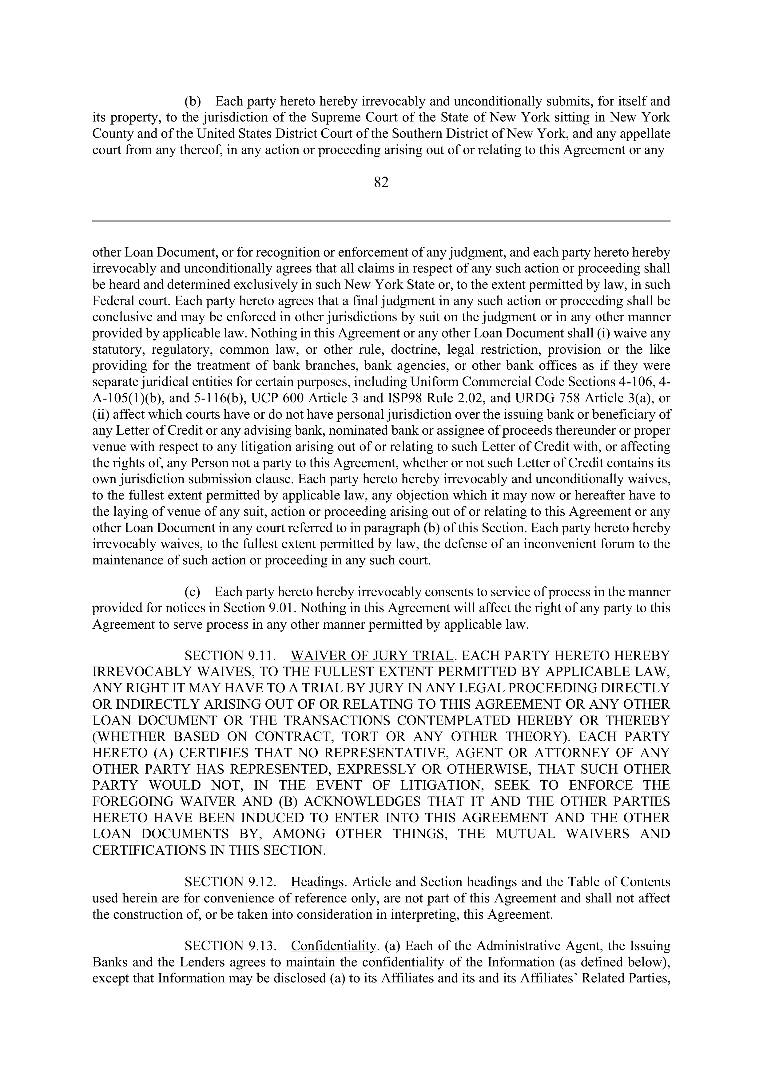 Marathon Petroleum Revolving Credit Agreement — page 100