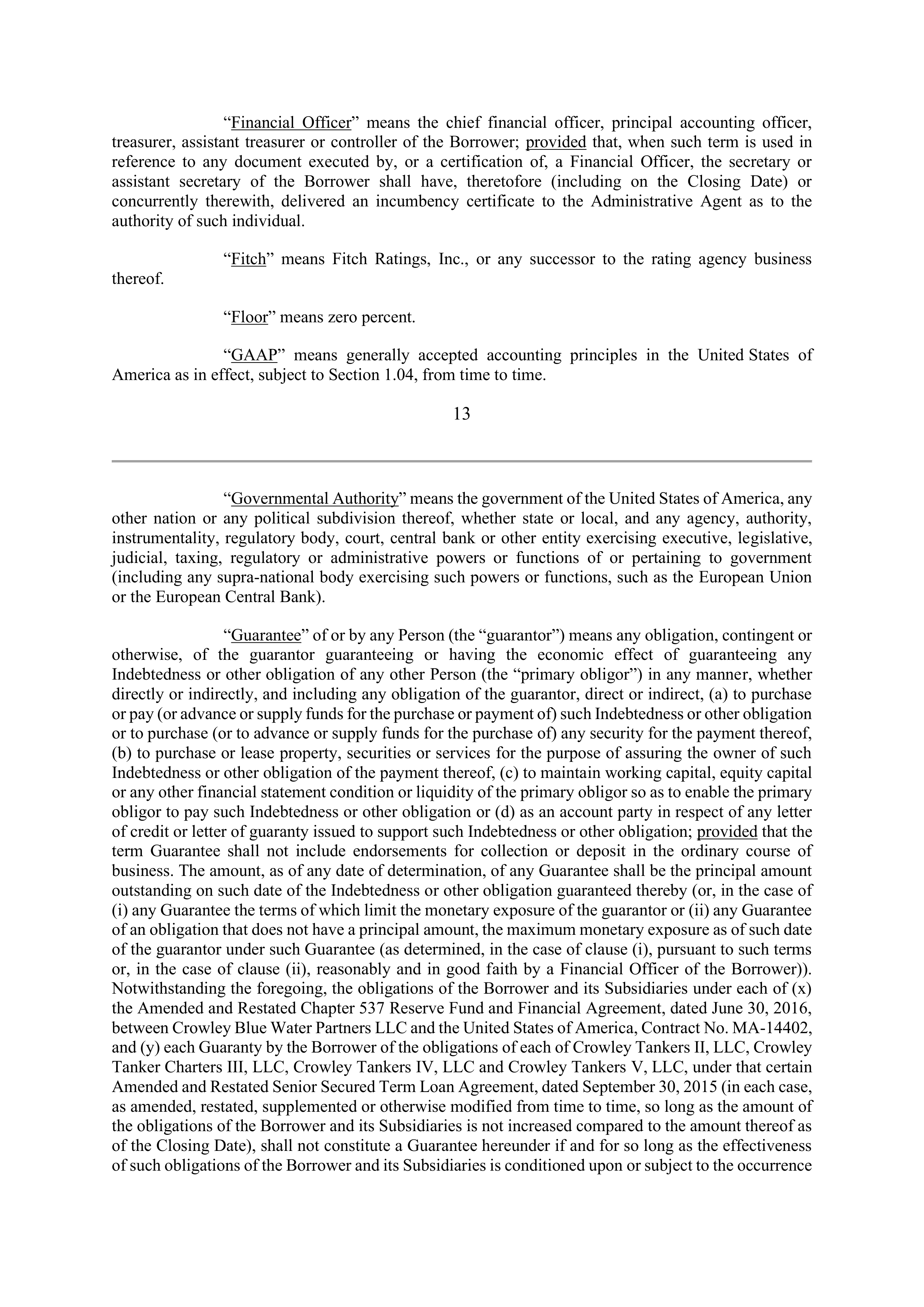 Marathon Petroleum Revolving Credit Agreement — page 21