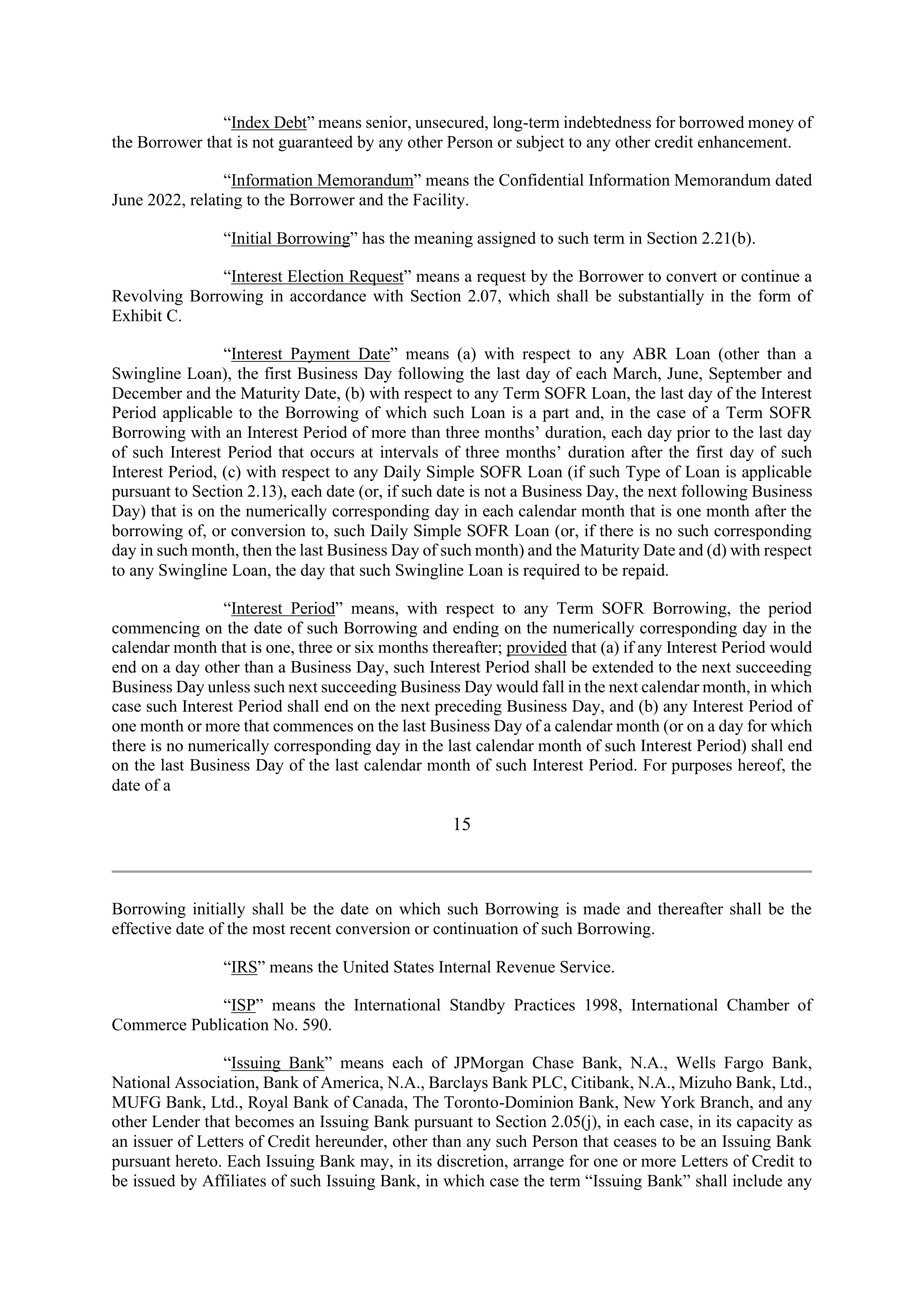 Marathon Petroleum Revolving Credit Agreement — page 23