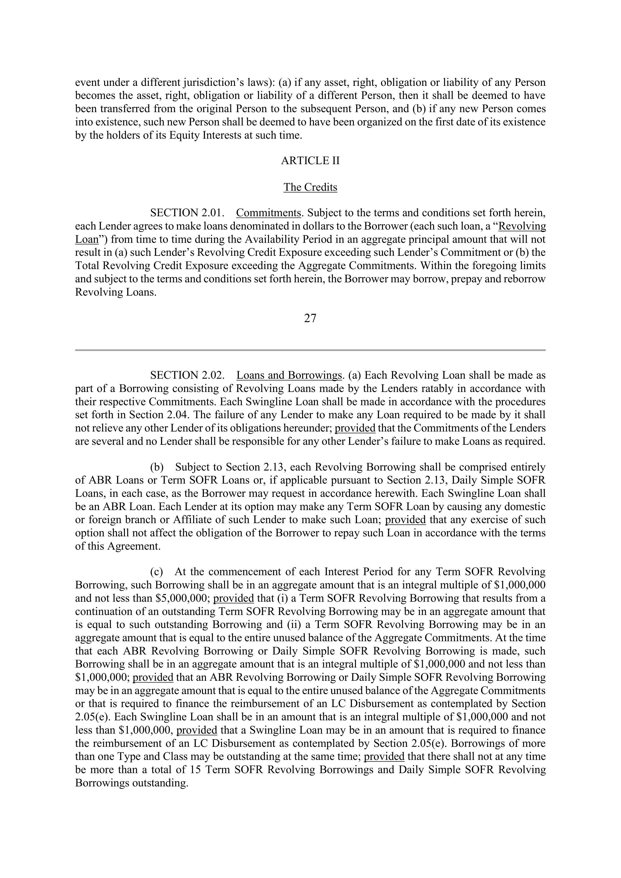 Marathon Petroleum Revolving Credit Agreement — page 37