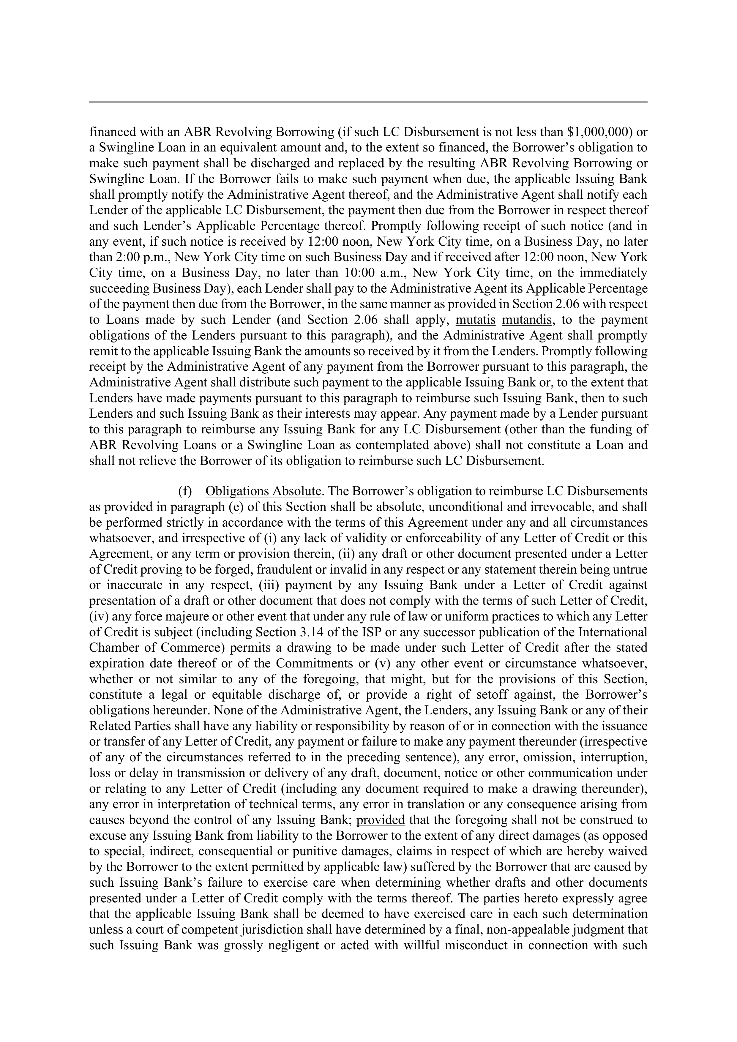 Marathon Petroleum Revolving Credit Agreement — page 42