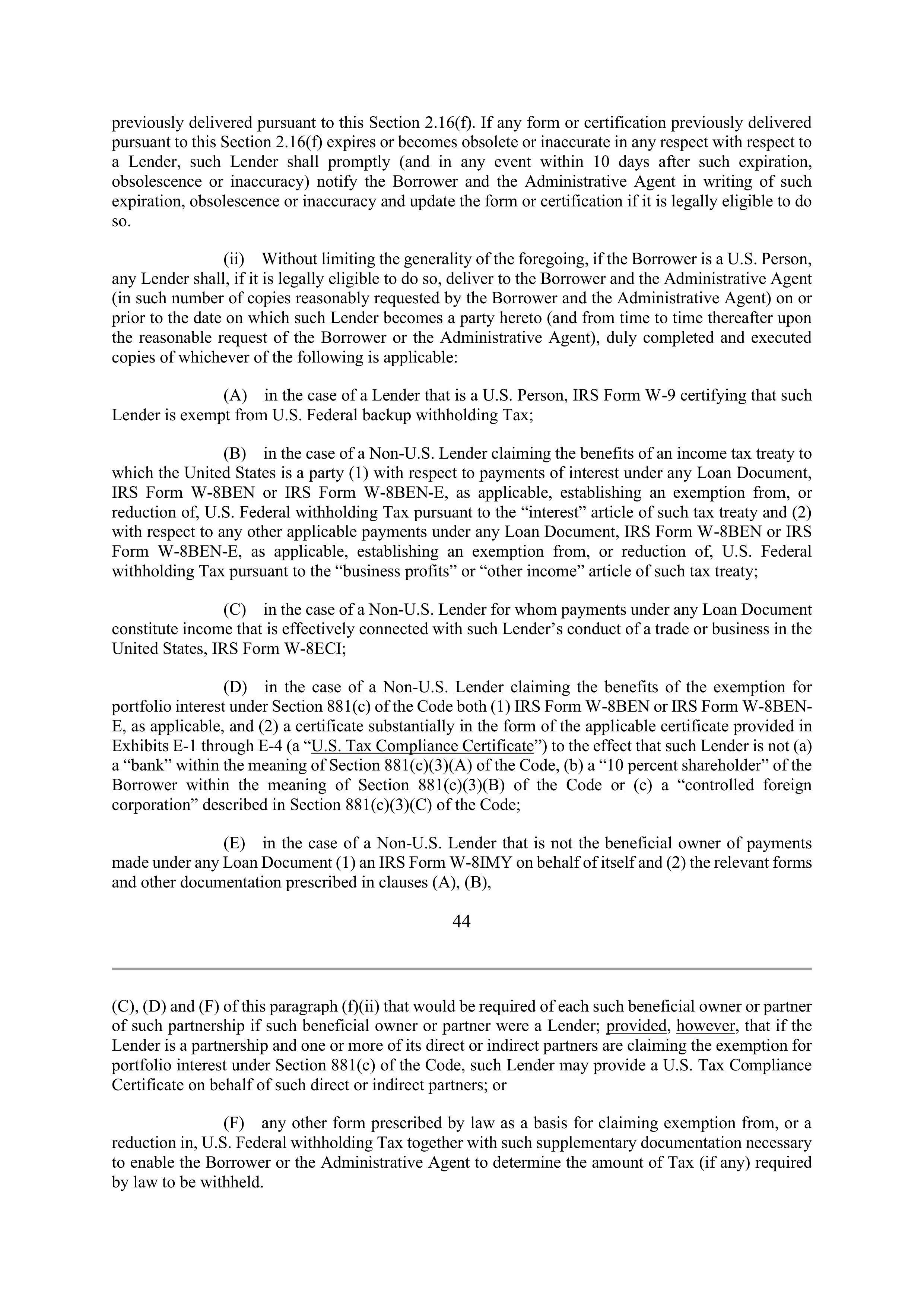 Marathon Petroleum Revolving Credit Agreement — page 56