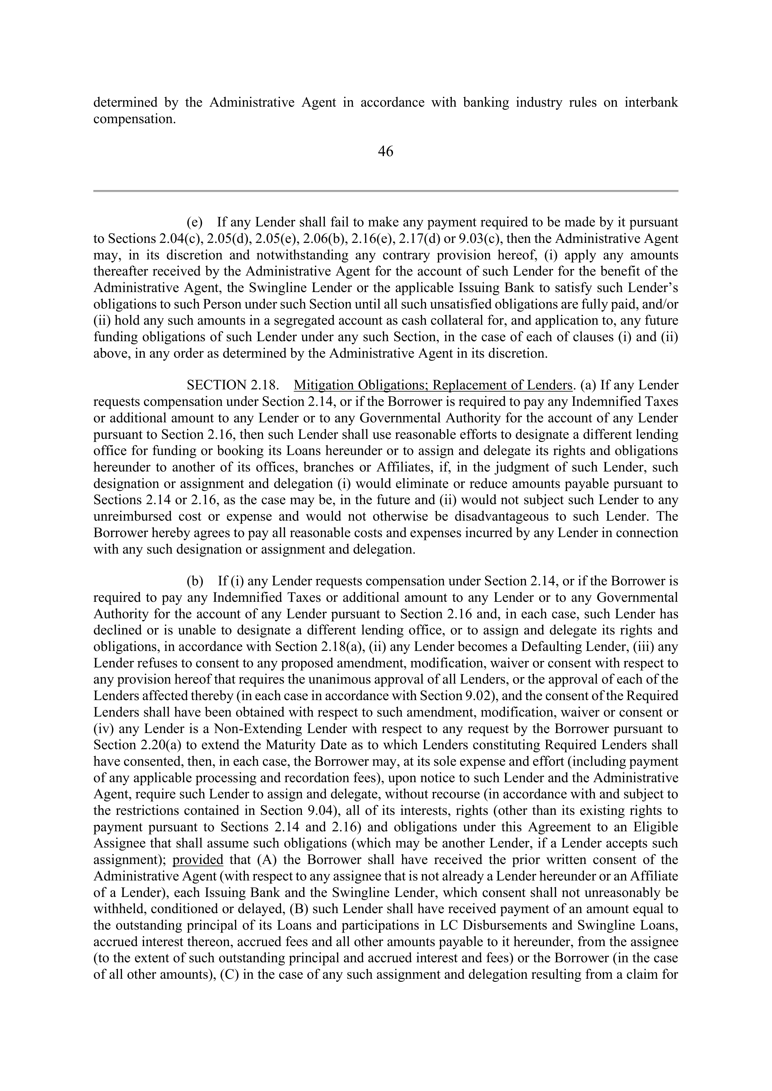 Marathon Petroleum Revolving Credit Agreement — page 59