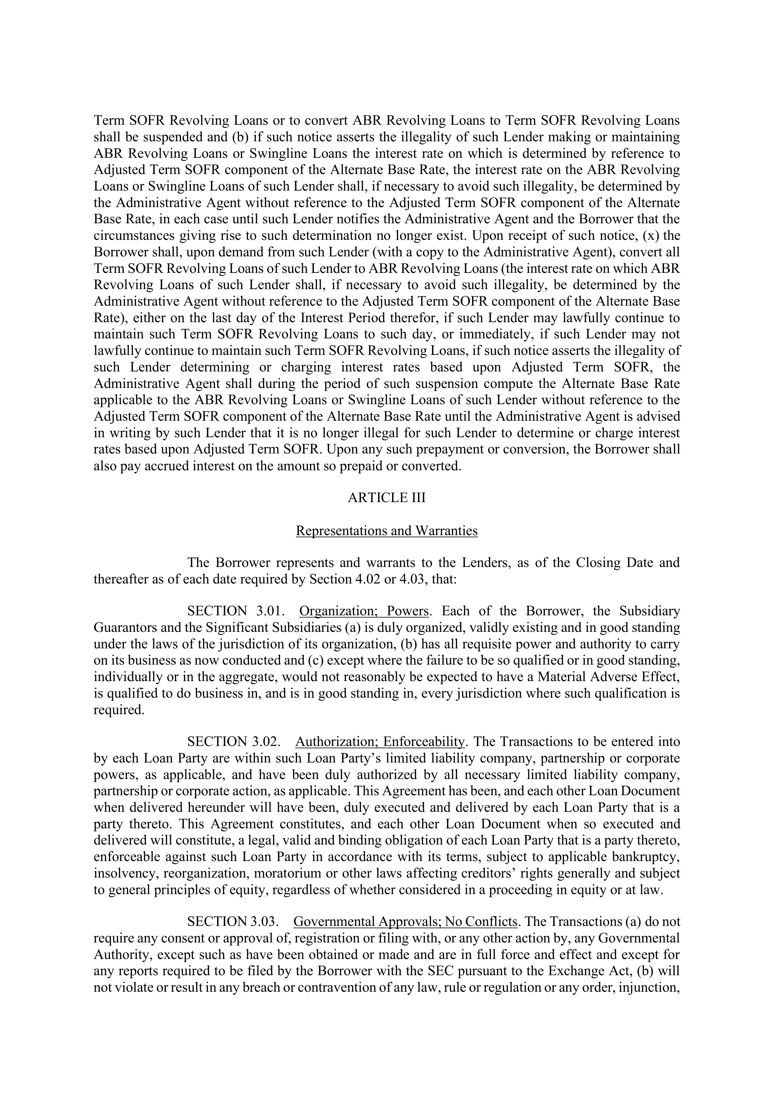 Marathon Petroleum Revolving Credit Agreement — page 66