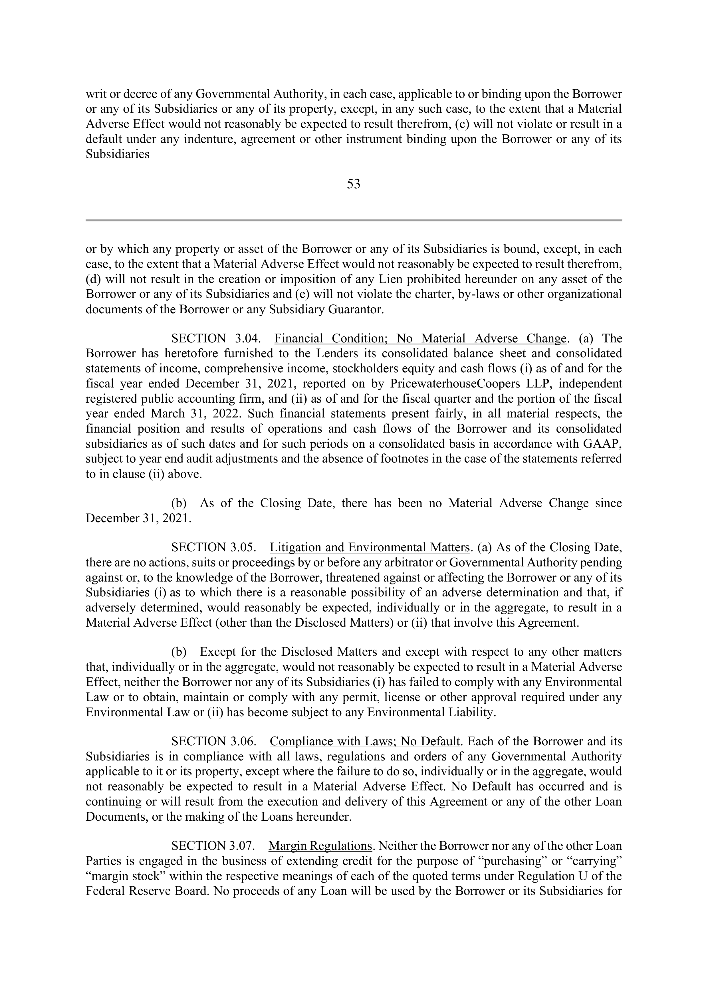 Marathon Petroleum Revolving Credit Agreement — page 67