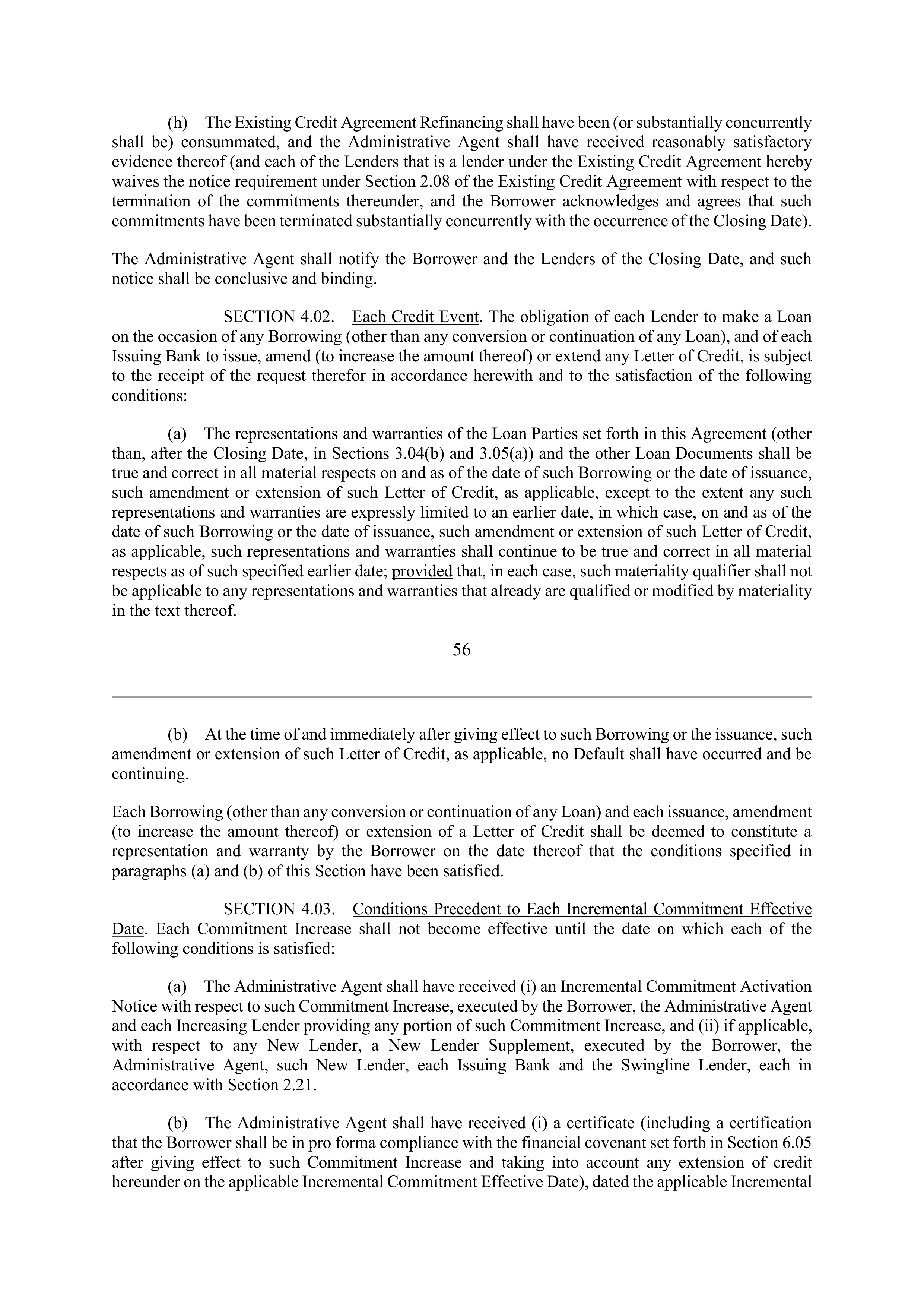 Marathon Petroleum Revolving Credit Agreement — page 70