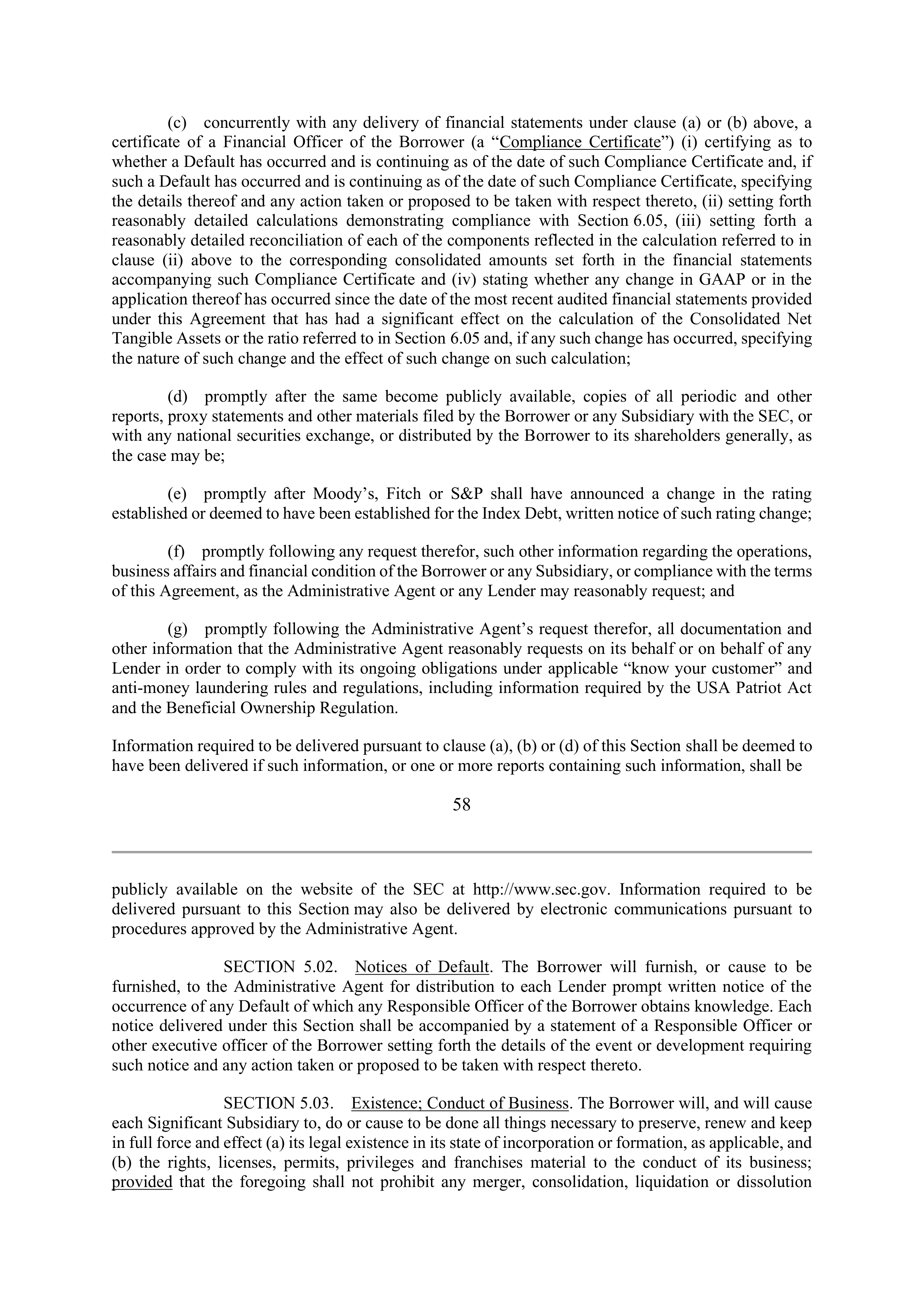 Marathon Petroleum Revolving Credit Agreement — page 72