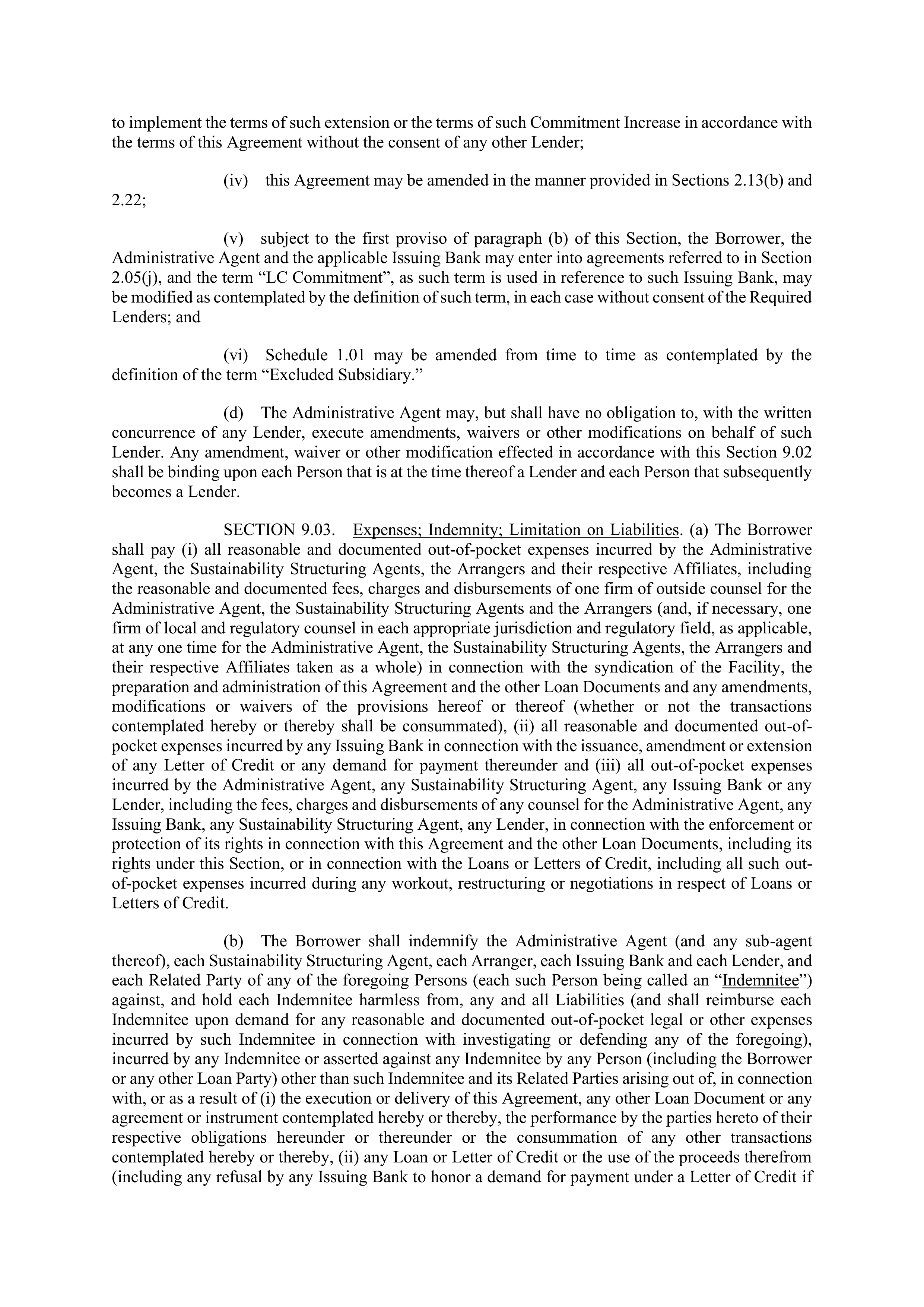 Marathon Petroleum Revolving Credit Agreement — page 91