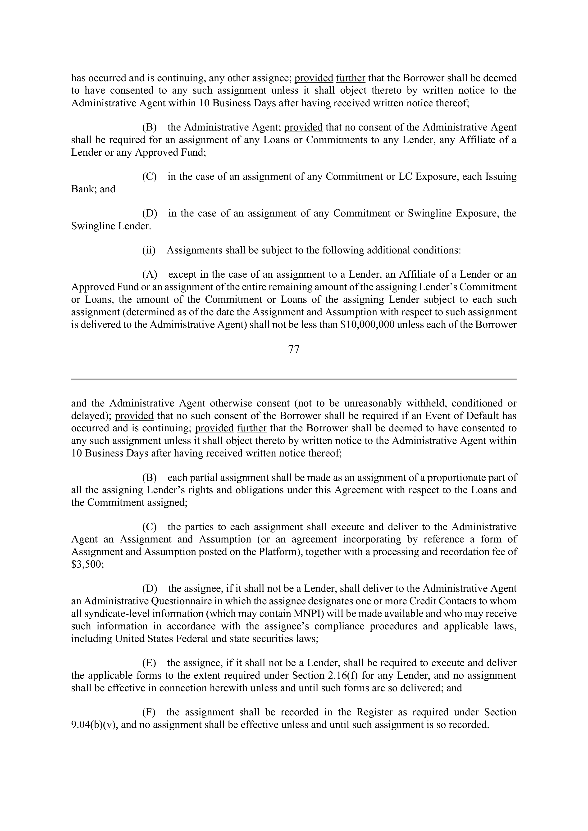 Marathon Petroleum Revolving Credit Agreement — page 94