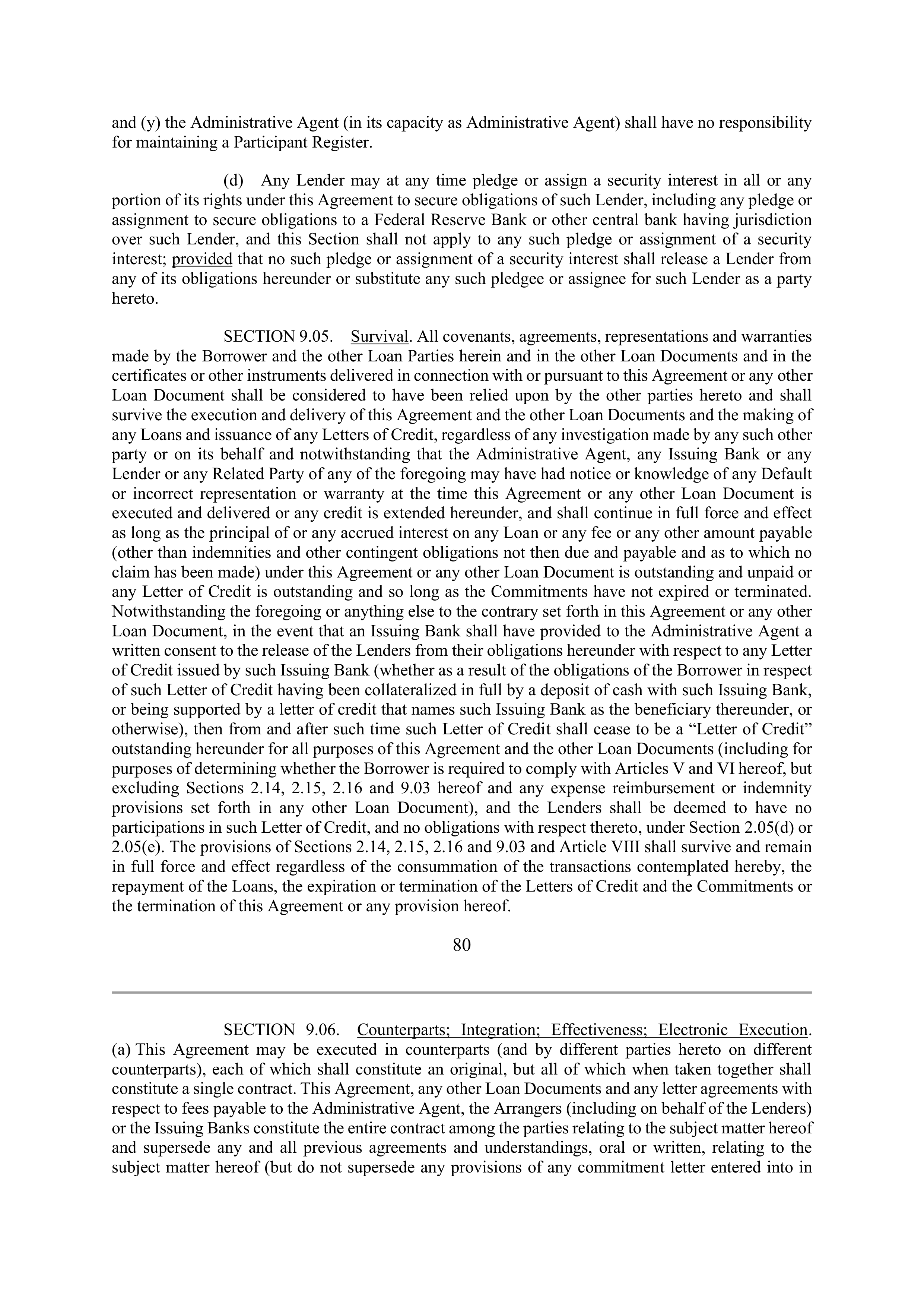 Marathon Petroleum Revolving Credit Agreement — page 97