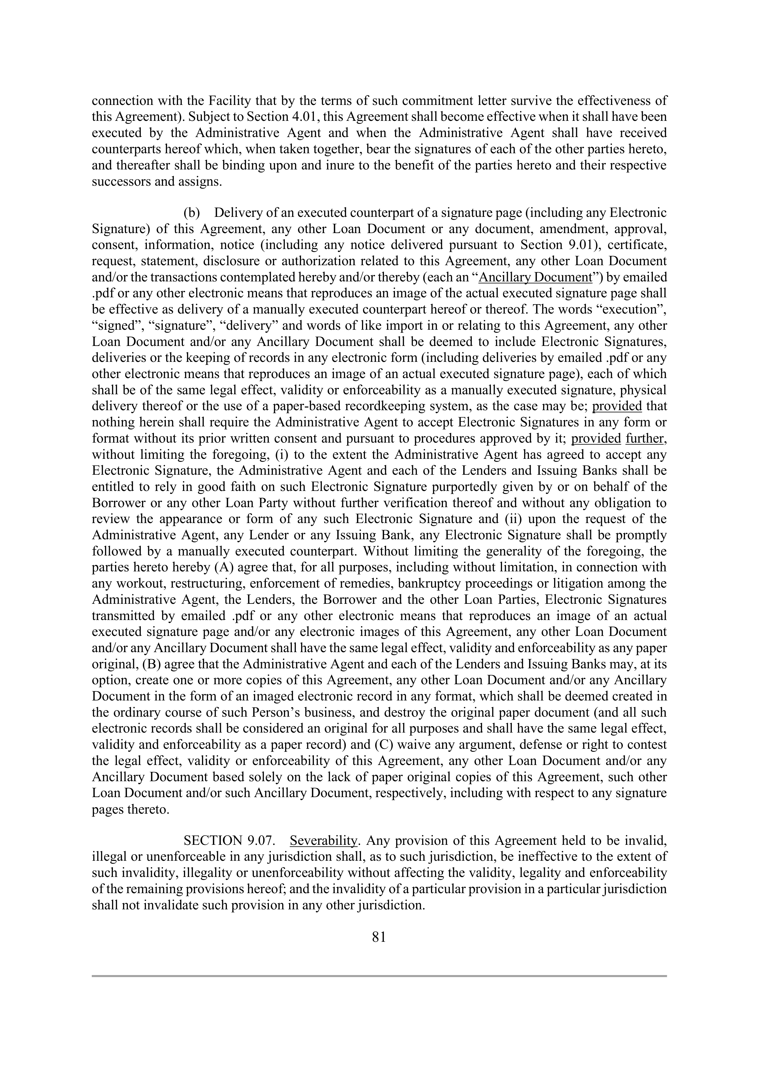 Marathon Petroleum Revolving Credit Agreement — page 98