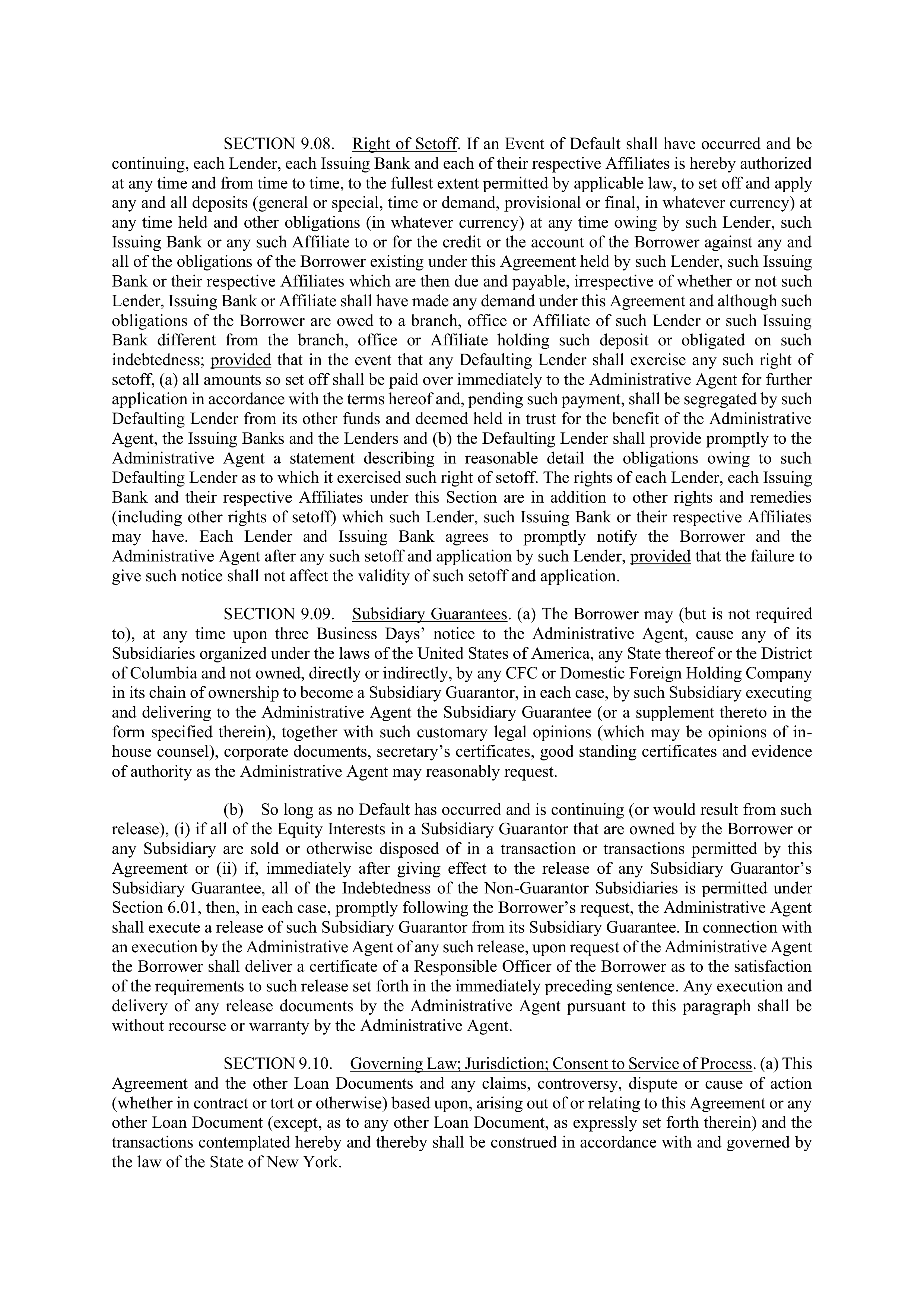 Marathon Petroleum Revolving Credit Agreement — page 99