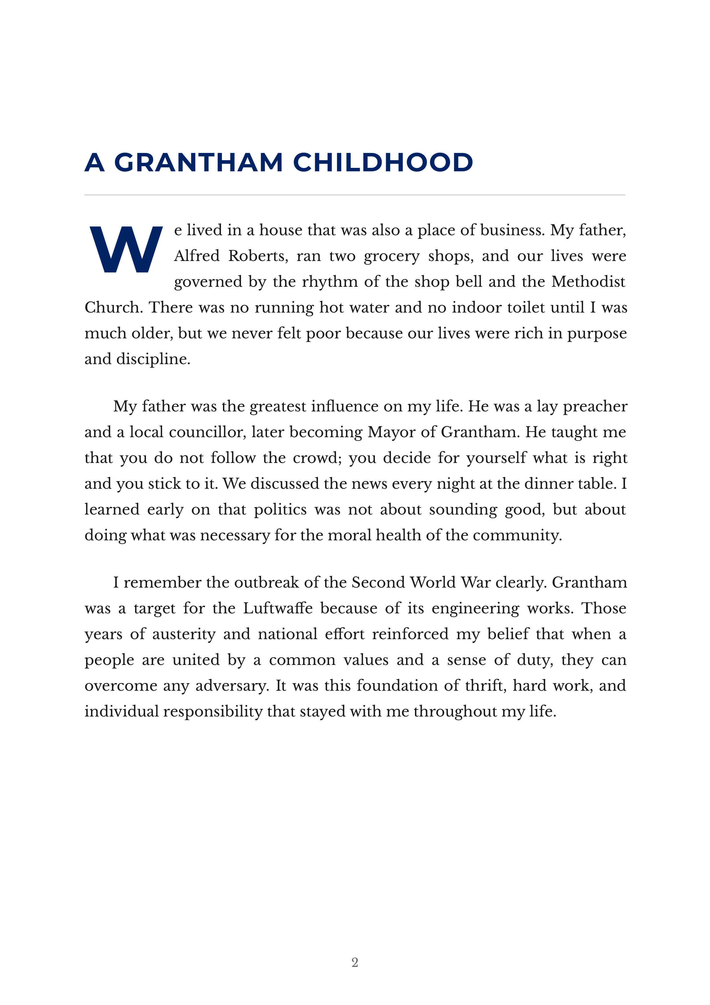 Margaret Thatcher The Autobiography British Prime Minister Autobiography — page 2