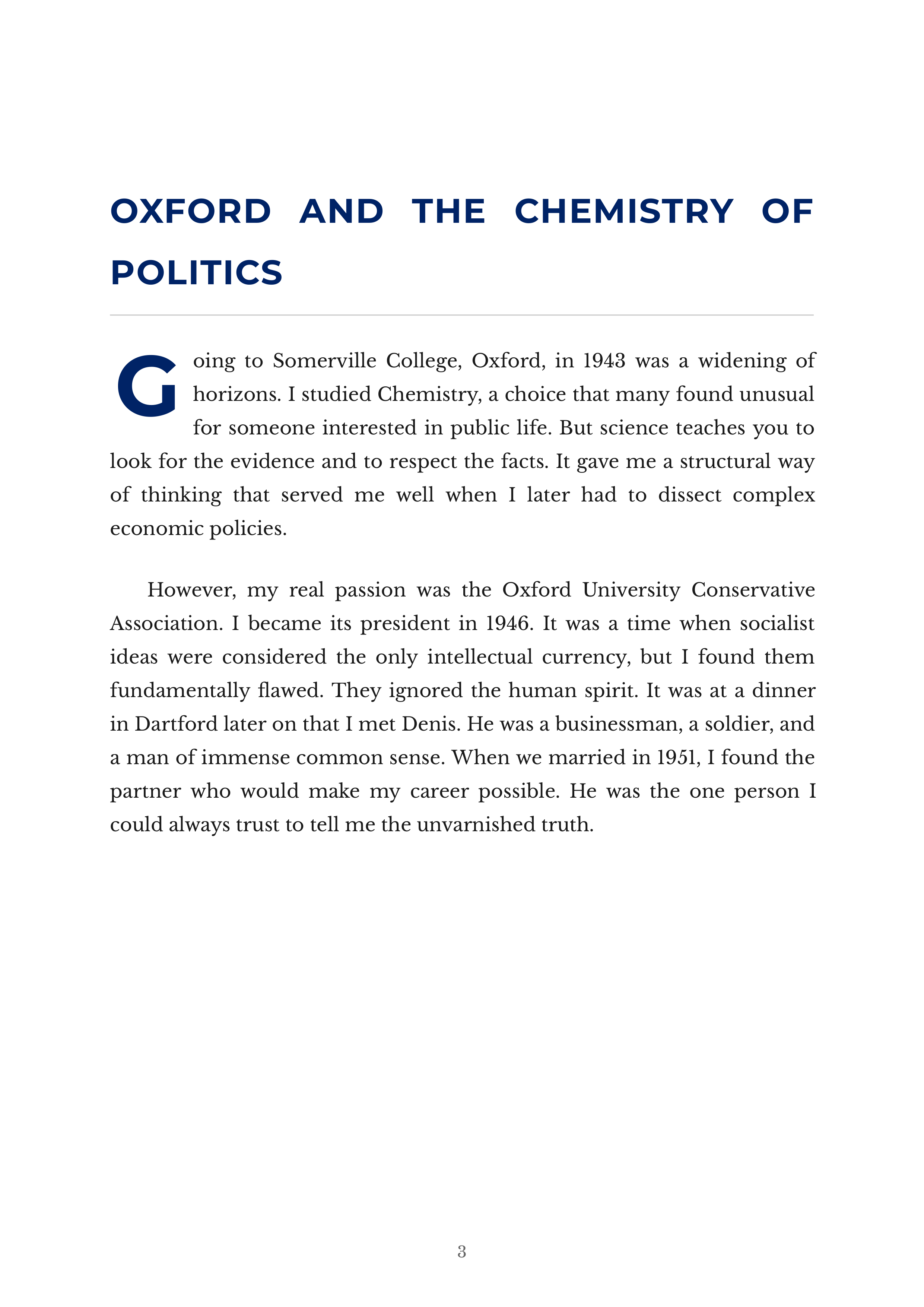 Margaret Thatcher The Autobiography British Prime Minister Autobiography — page 3