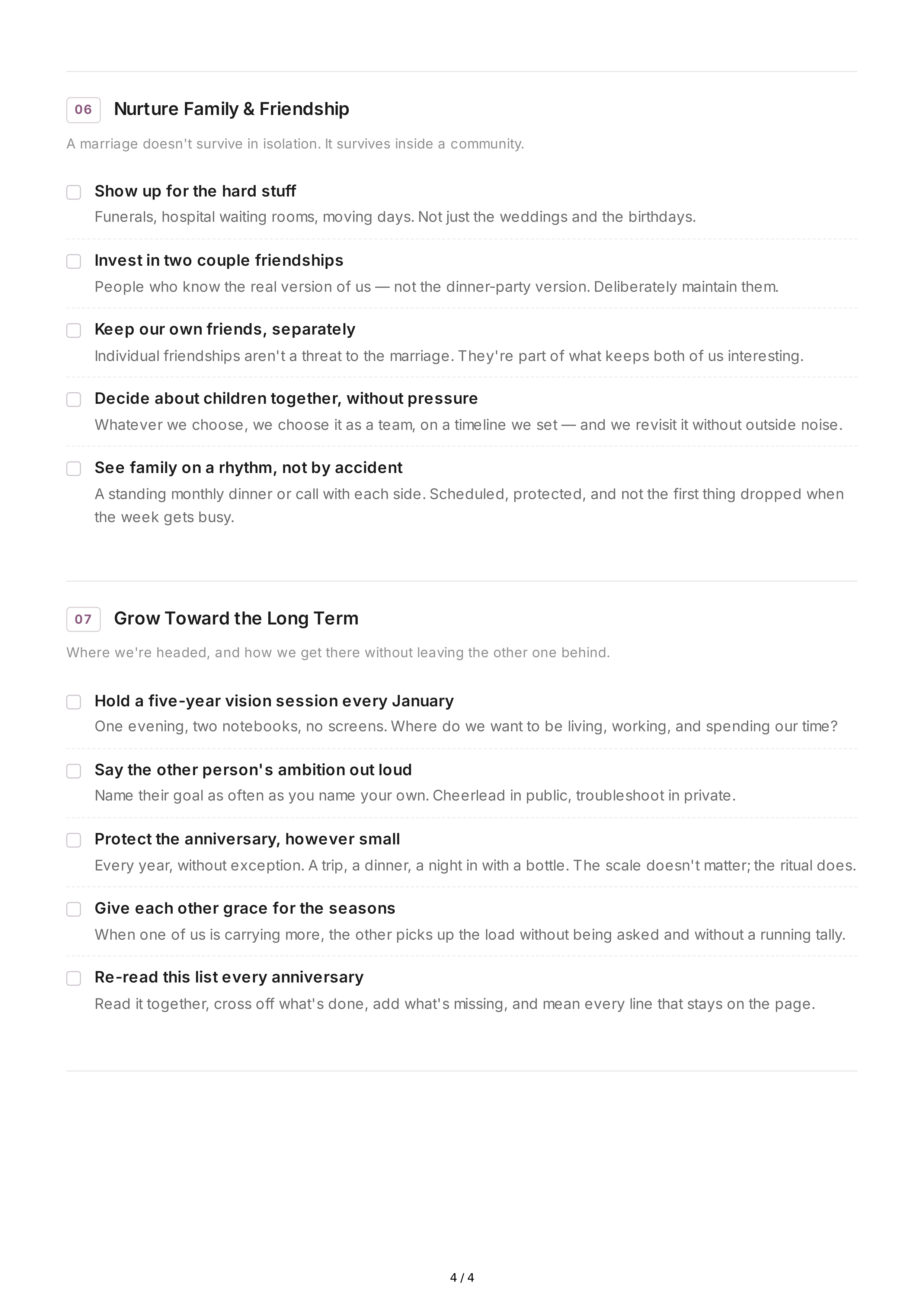 Marriage Life Goals — page 4