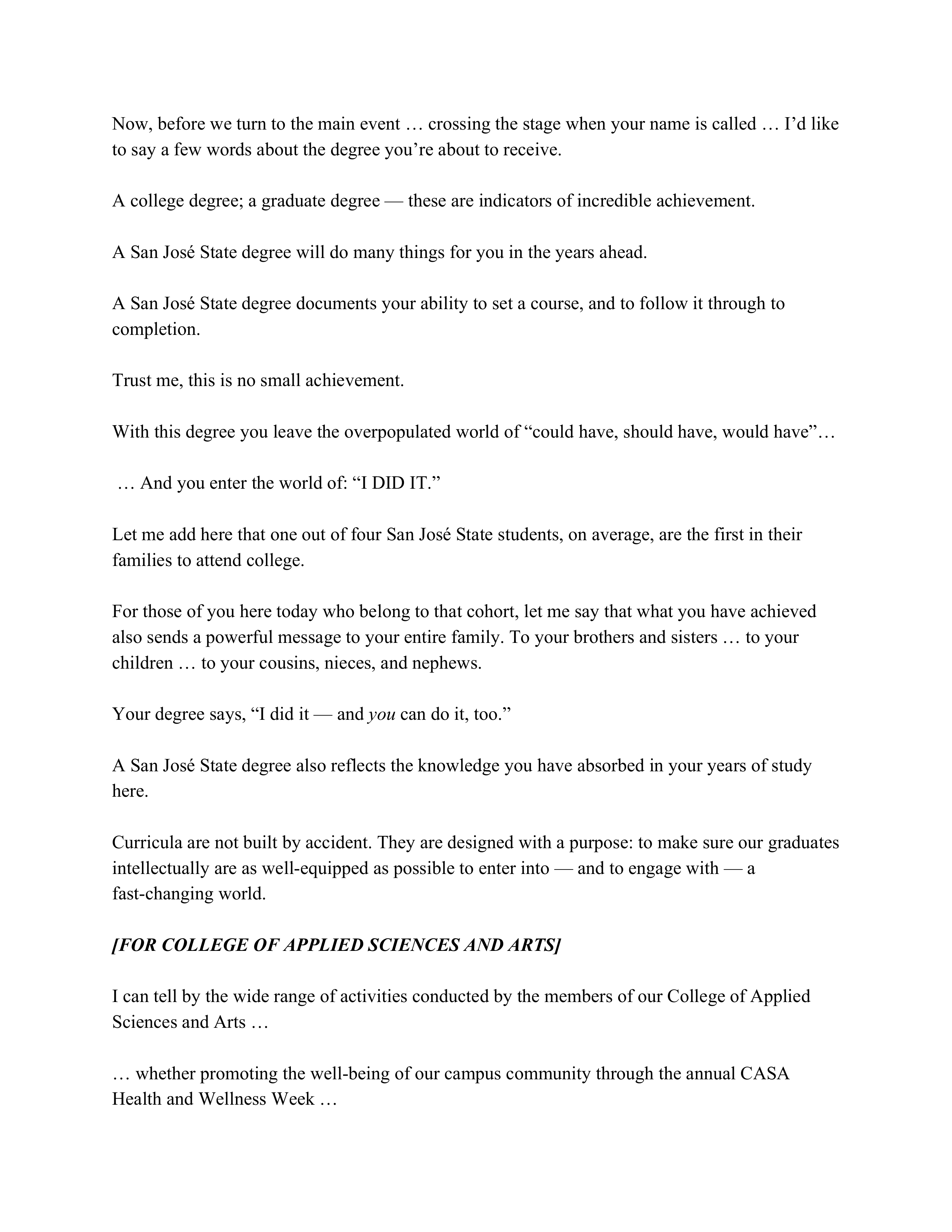 Mary Papazian Commencement Speech — page 3
