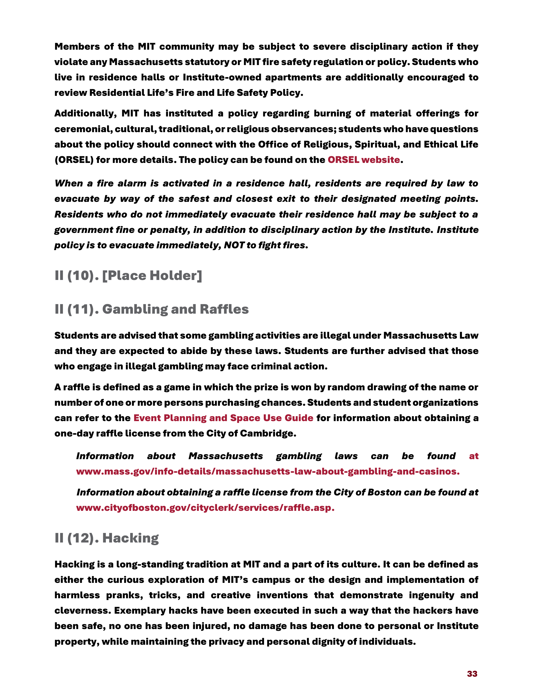 Massachusetts Institute of Technology MIT Mind and Handbook — page 38