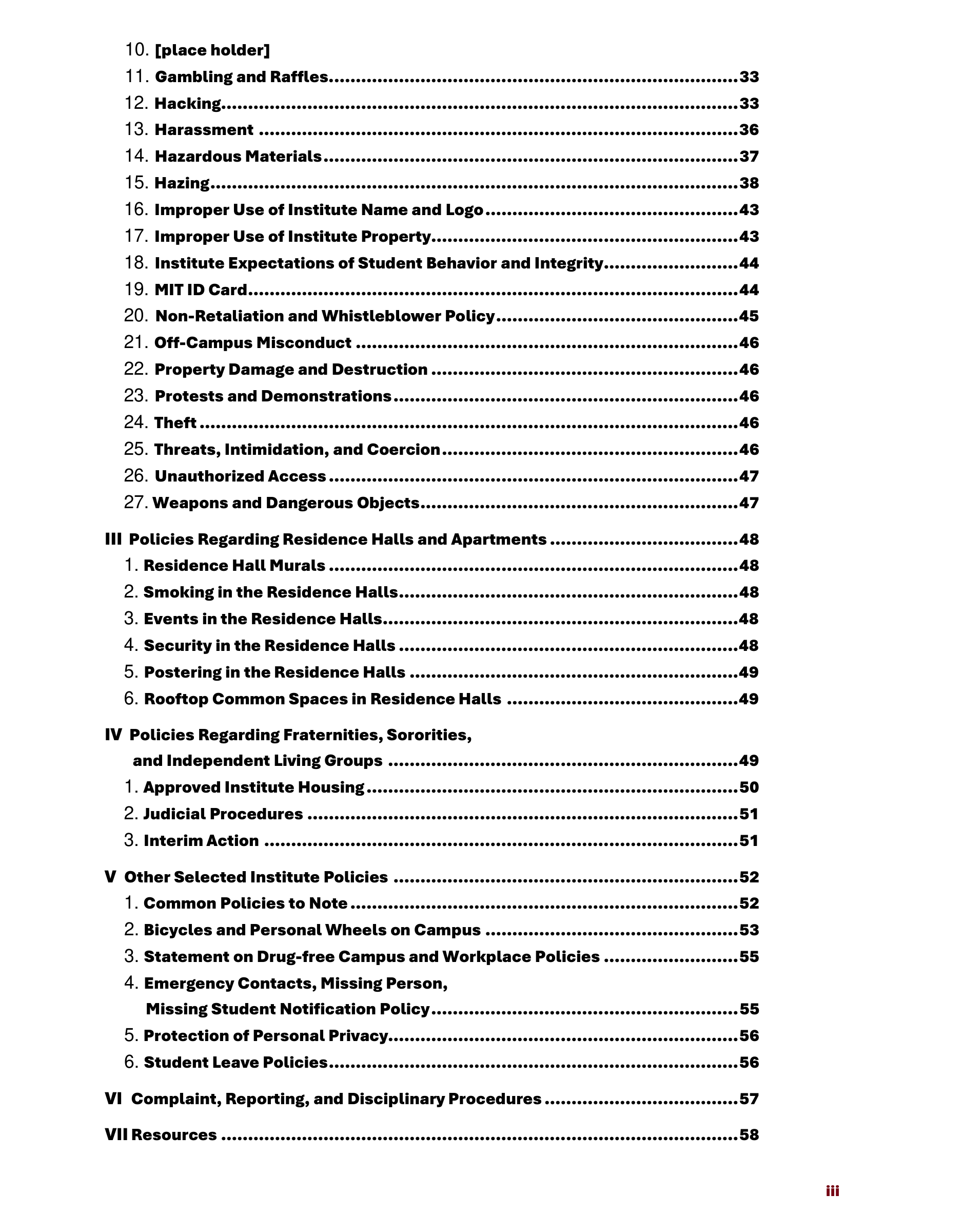 Massachusetts Institute of Technology MIT Mind and Handbook — page 4