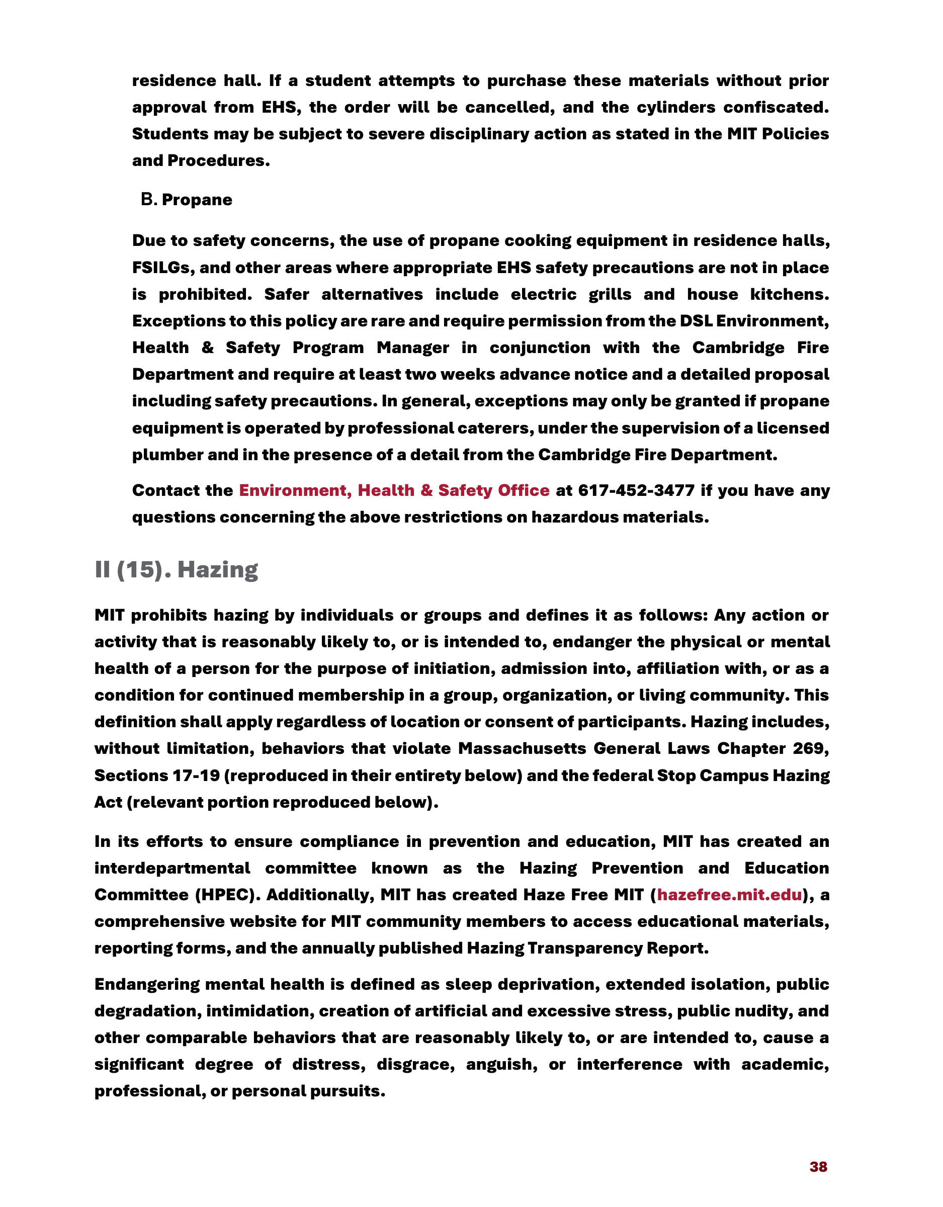 Massachusetts Institute of Technology MIT Mind and Handbook — page 43