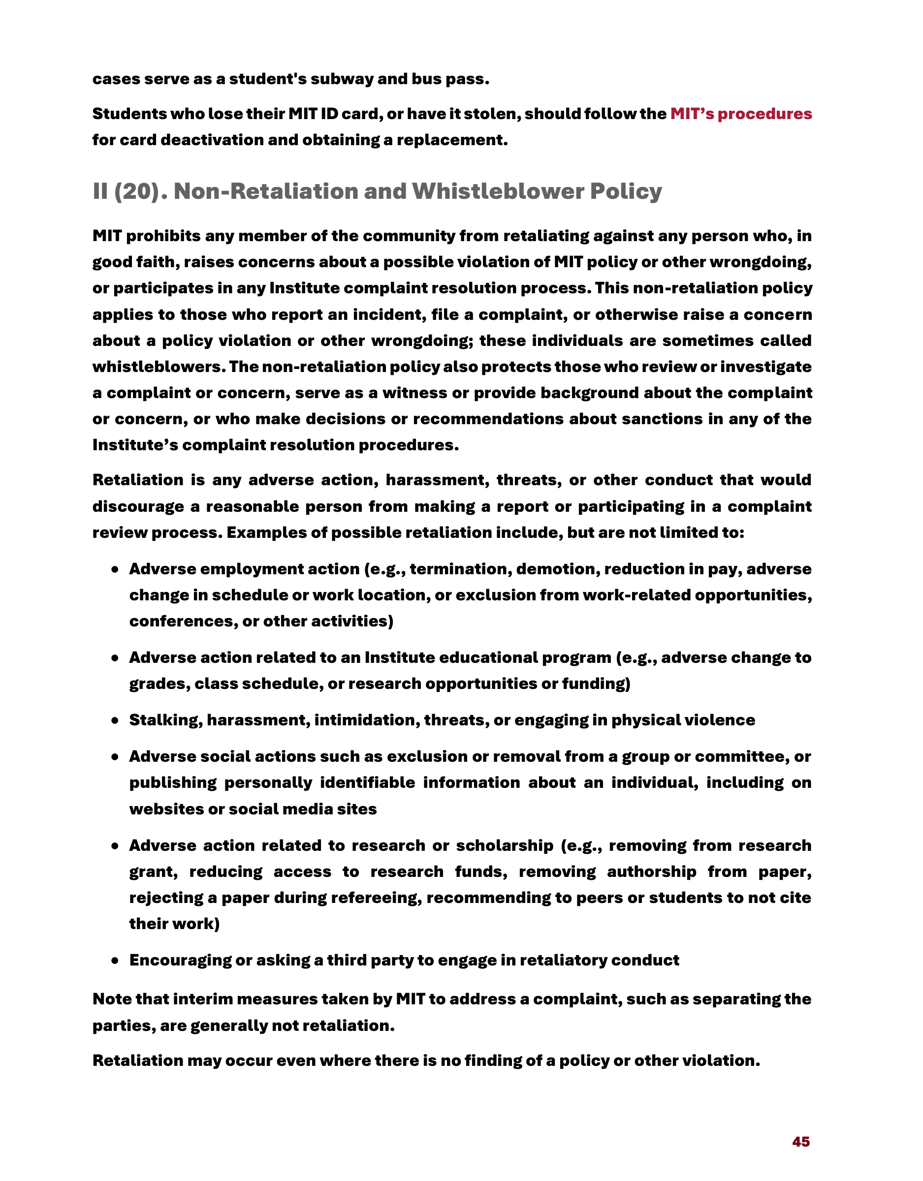 Massachusetts Institute of Technology MIT Mind and Handbook — page 50
