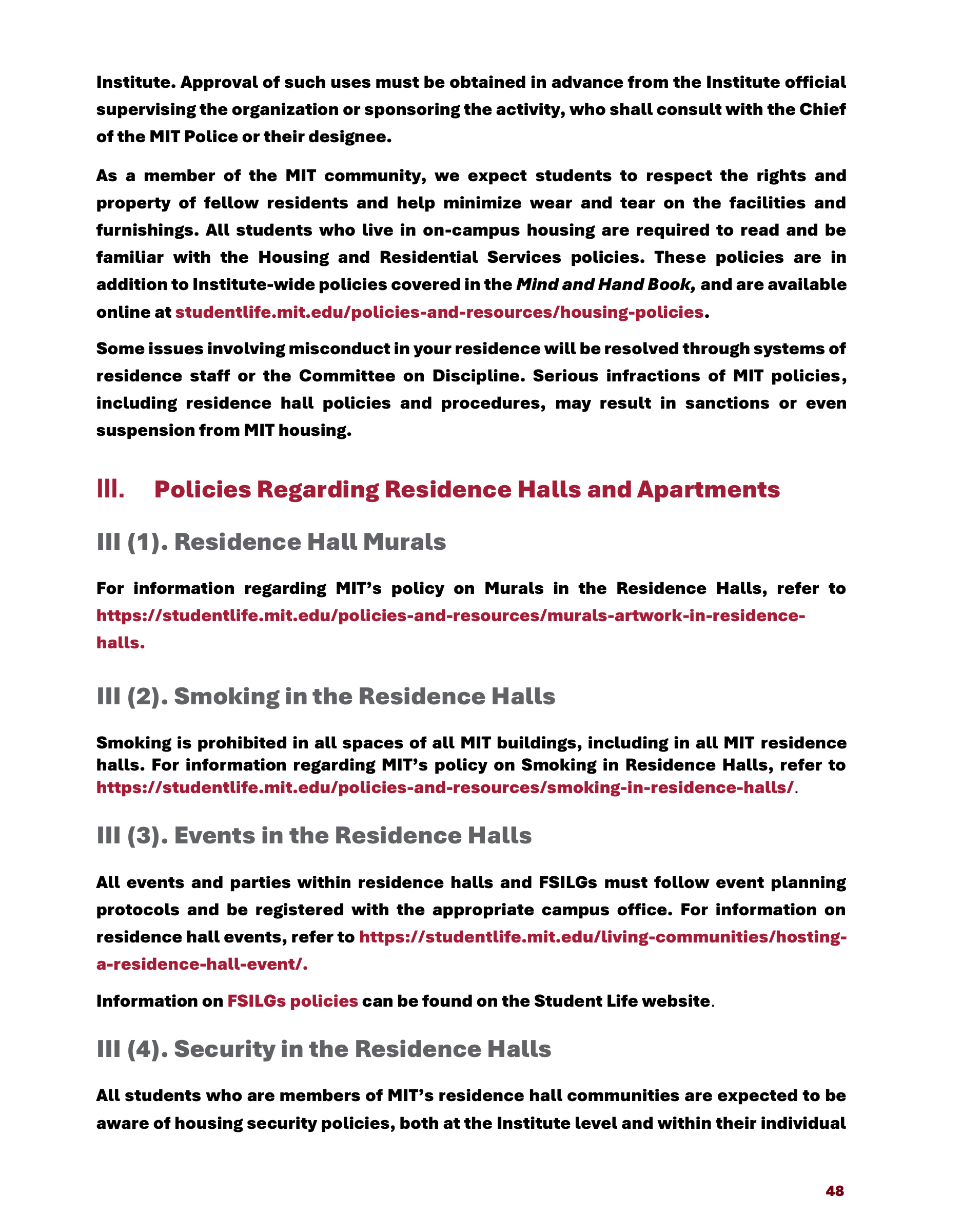 Massachusetts Institute of Technology MIT Mind and Handbook — page 53