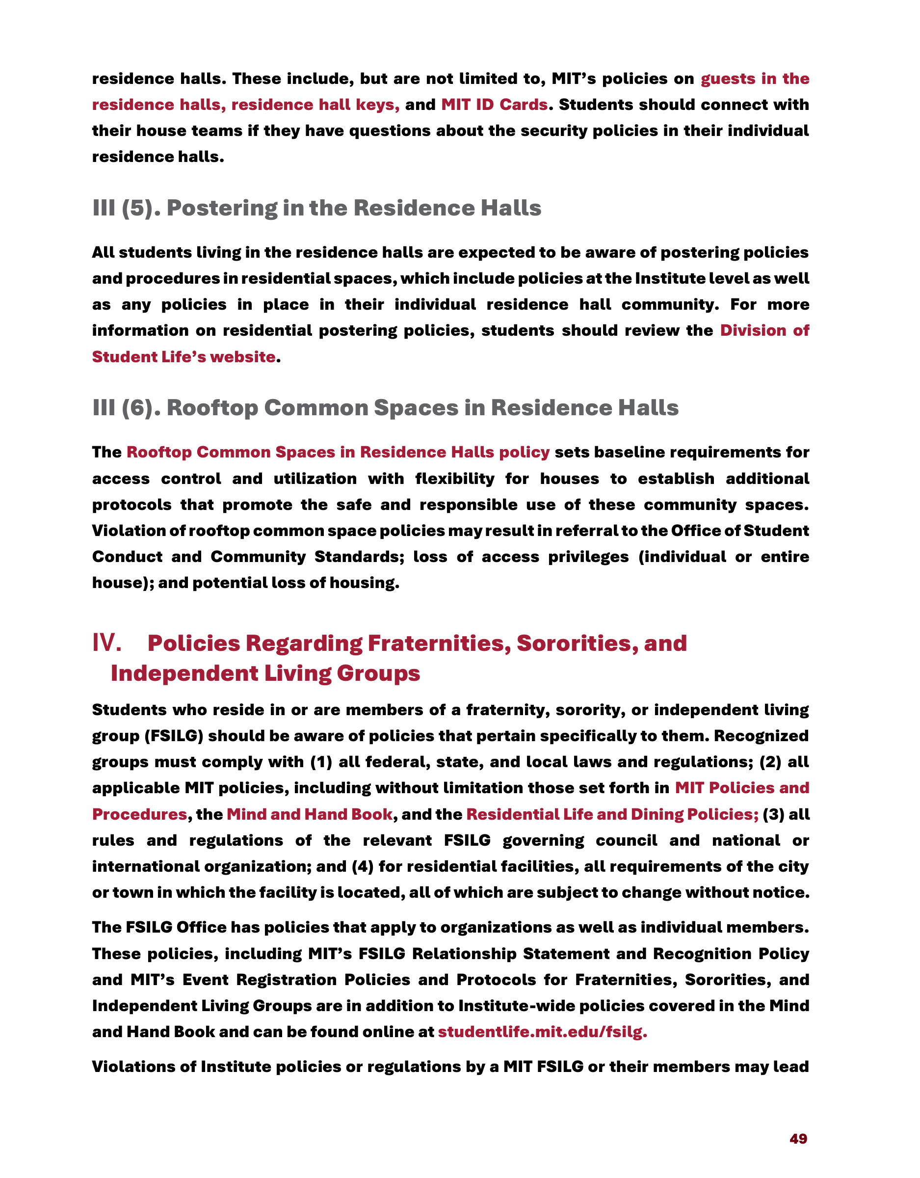 Massachusetts Institute of Technology MIT Mind and Handbook — page 54