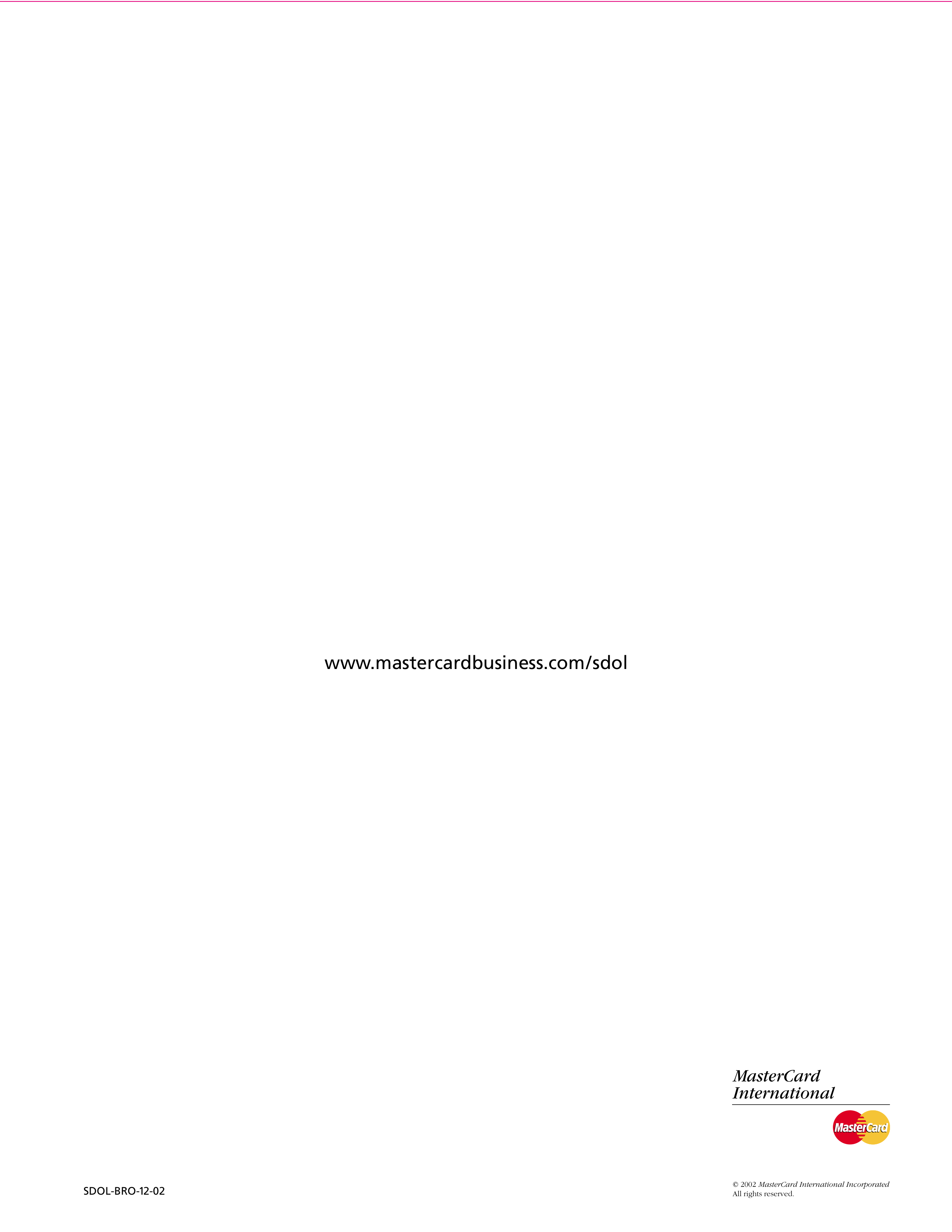 MasterCard Spend Management Brochure — page 2
