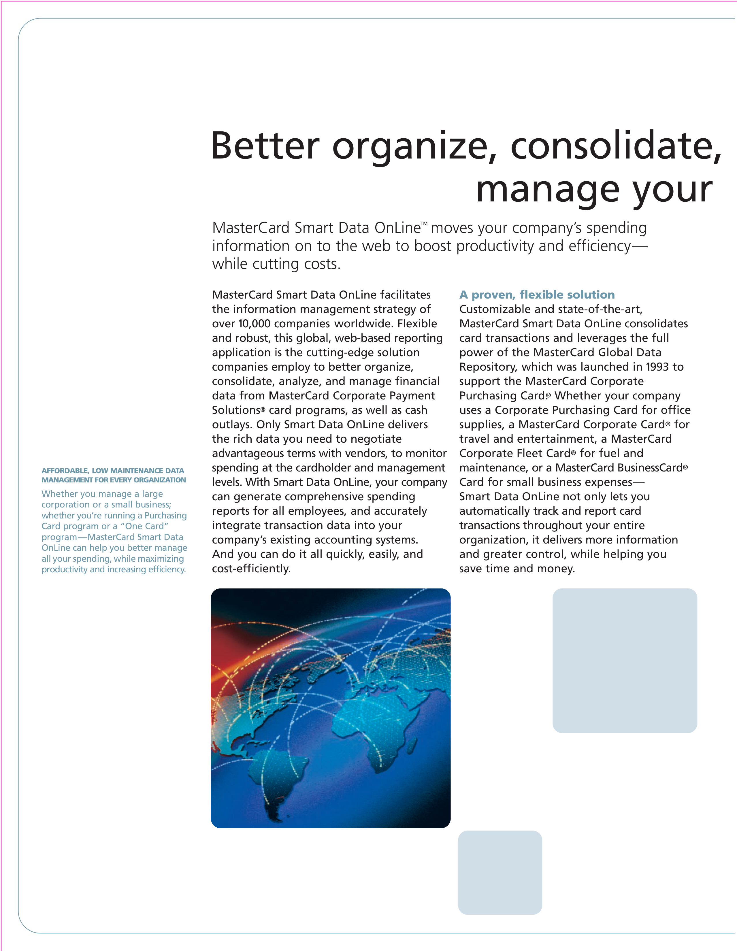 MasterCard Spend Management Brochure — page 4