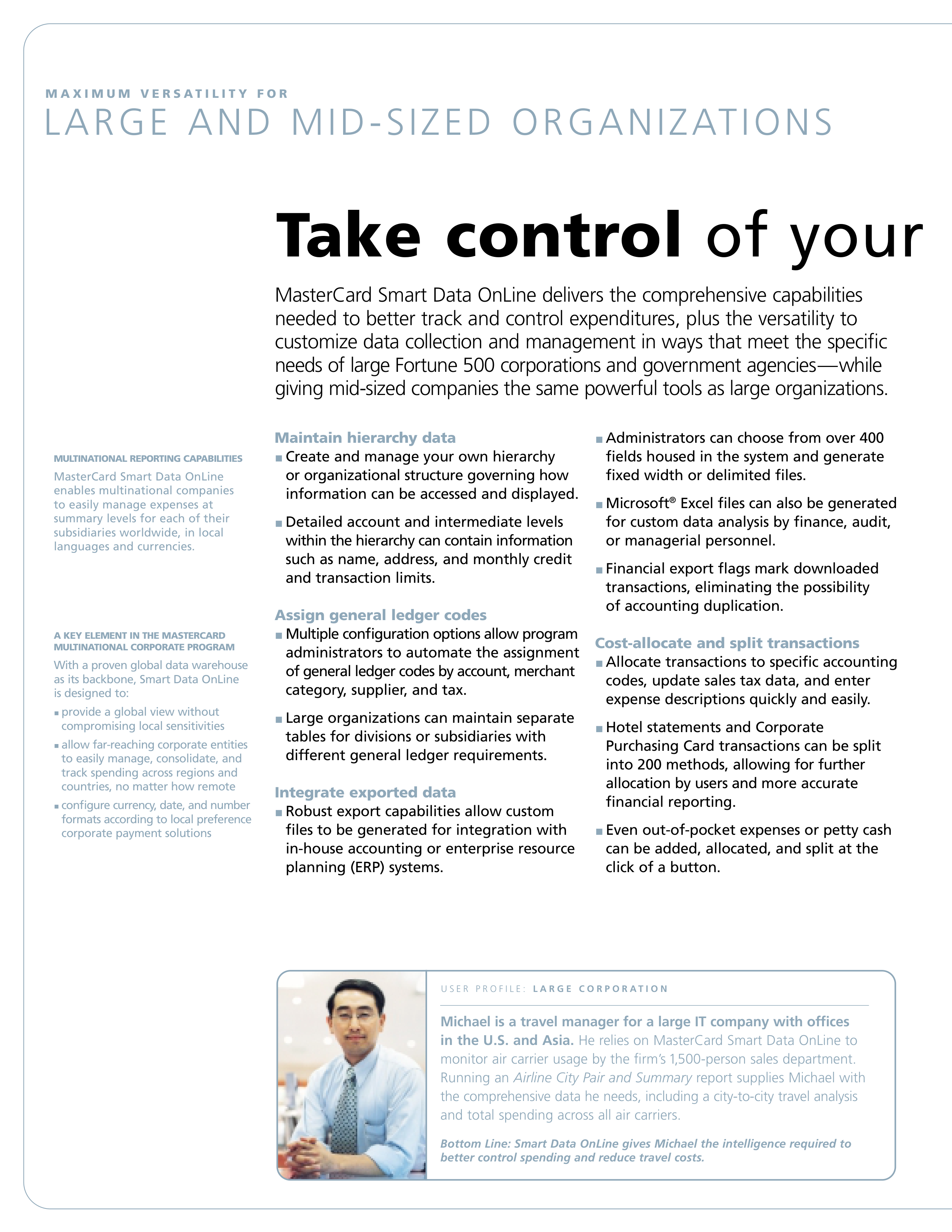 MasterCard Spend Management Brochure — page 8