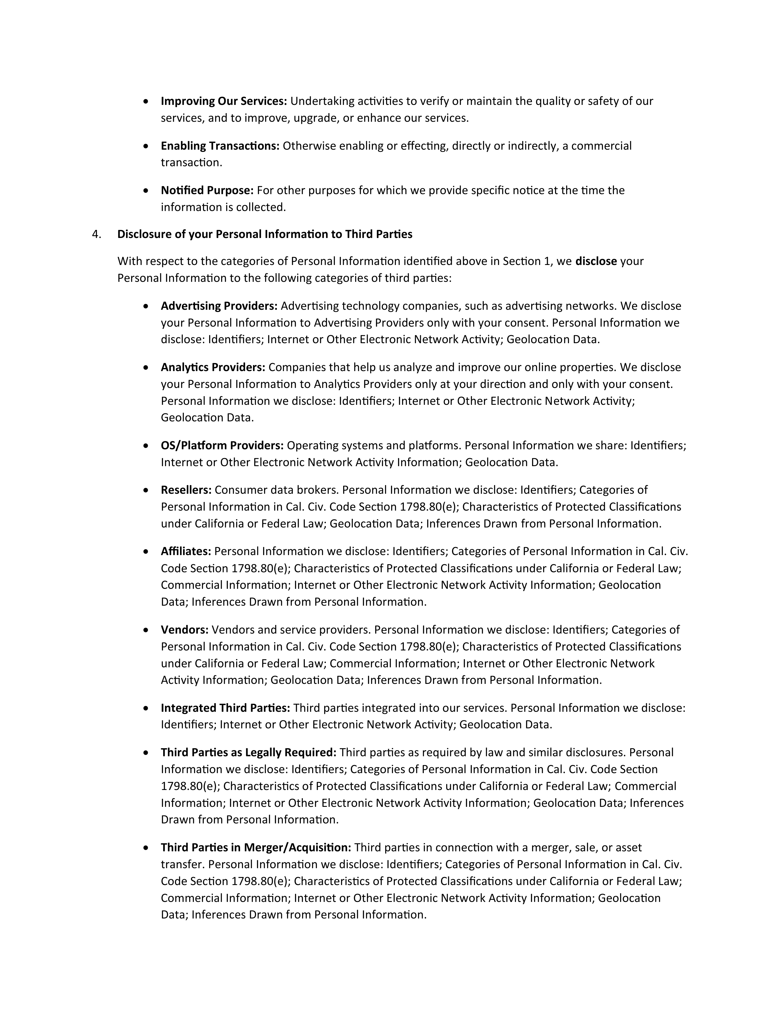 Mastercard Global Privacy Notice — page 25