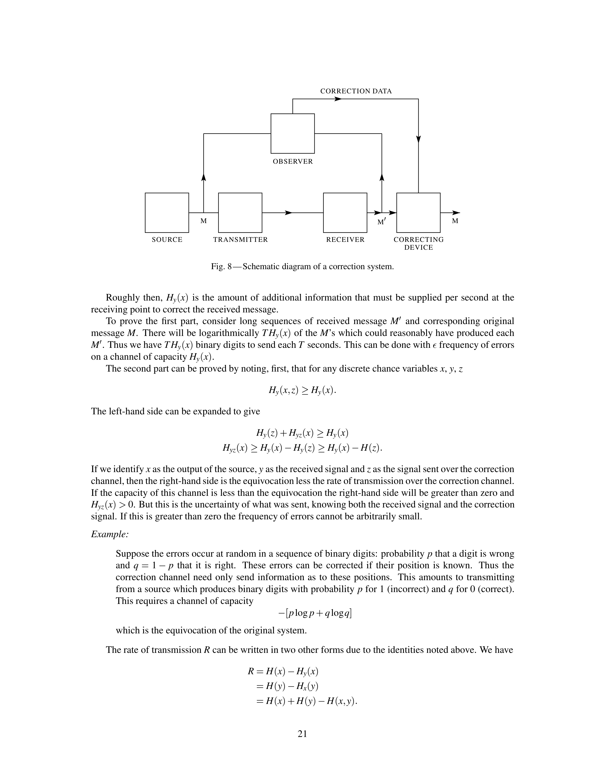 Mathematical Theory of Communication Research Paper by Claude E. Shannon — page 21