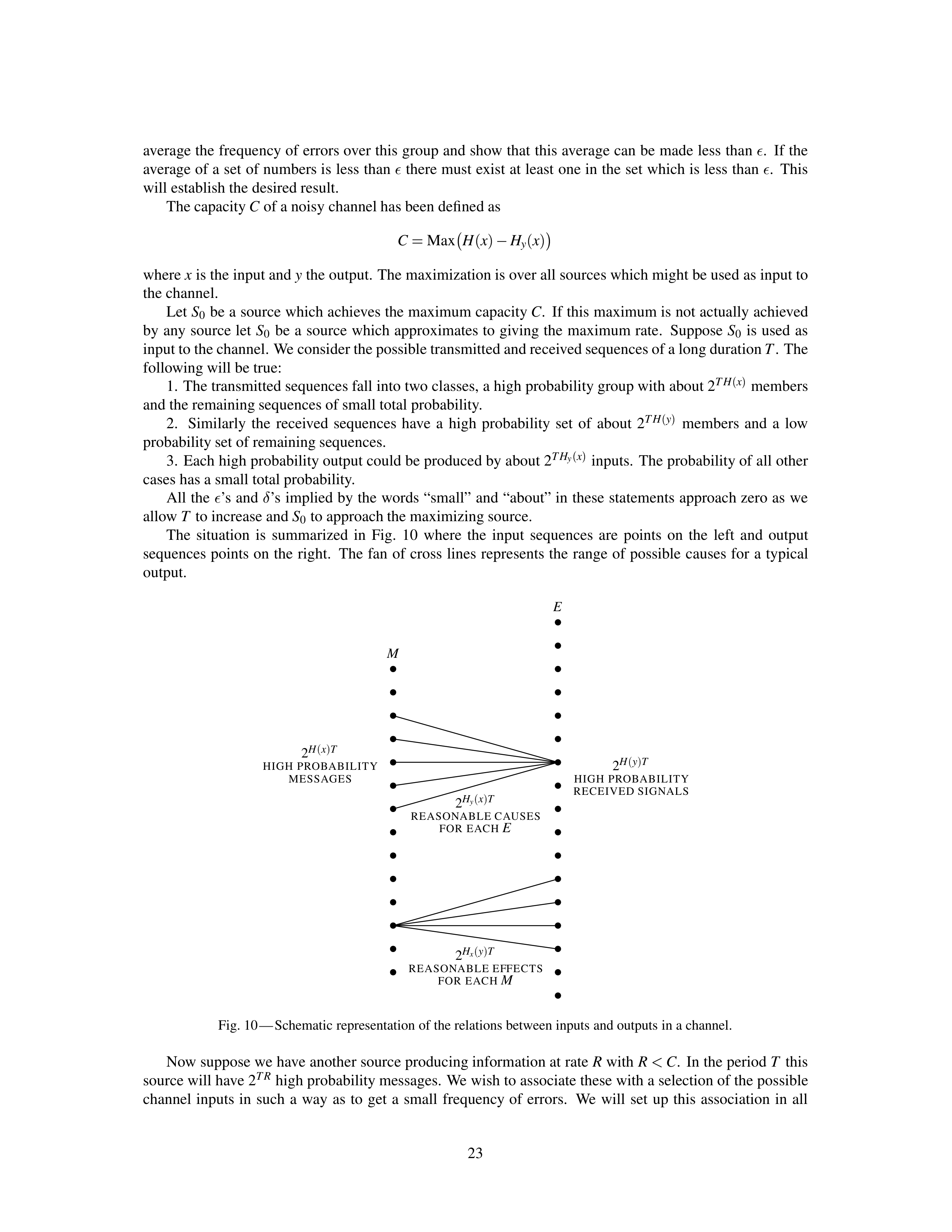 Mathematical Theory of Communication Research Paper by Claude E. Shannon — page 23