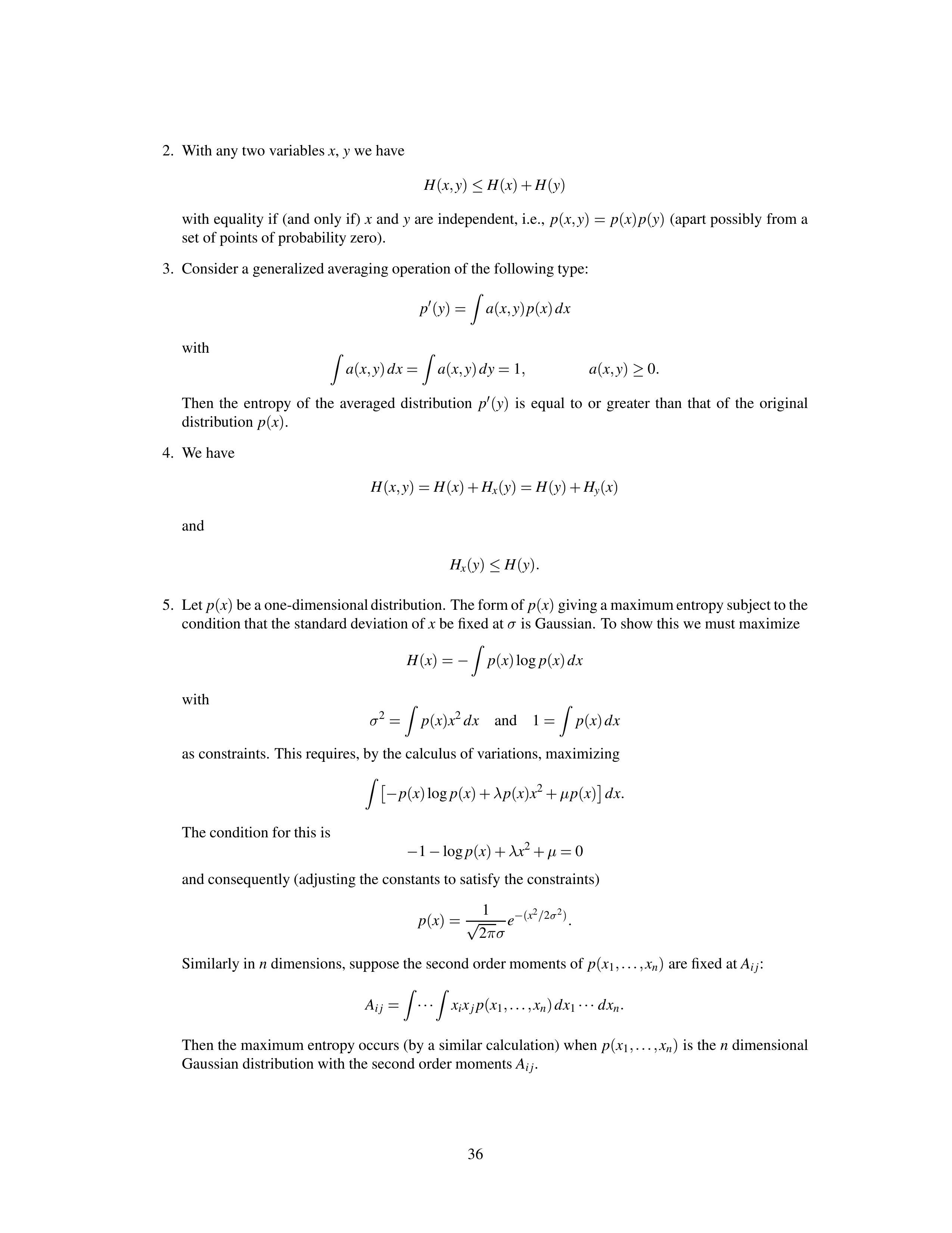 Mathematical Theory of Communication Research Paper by Claude E. Shannon — page 36