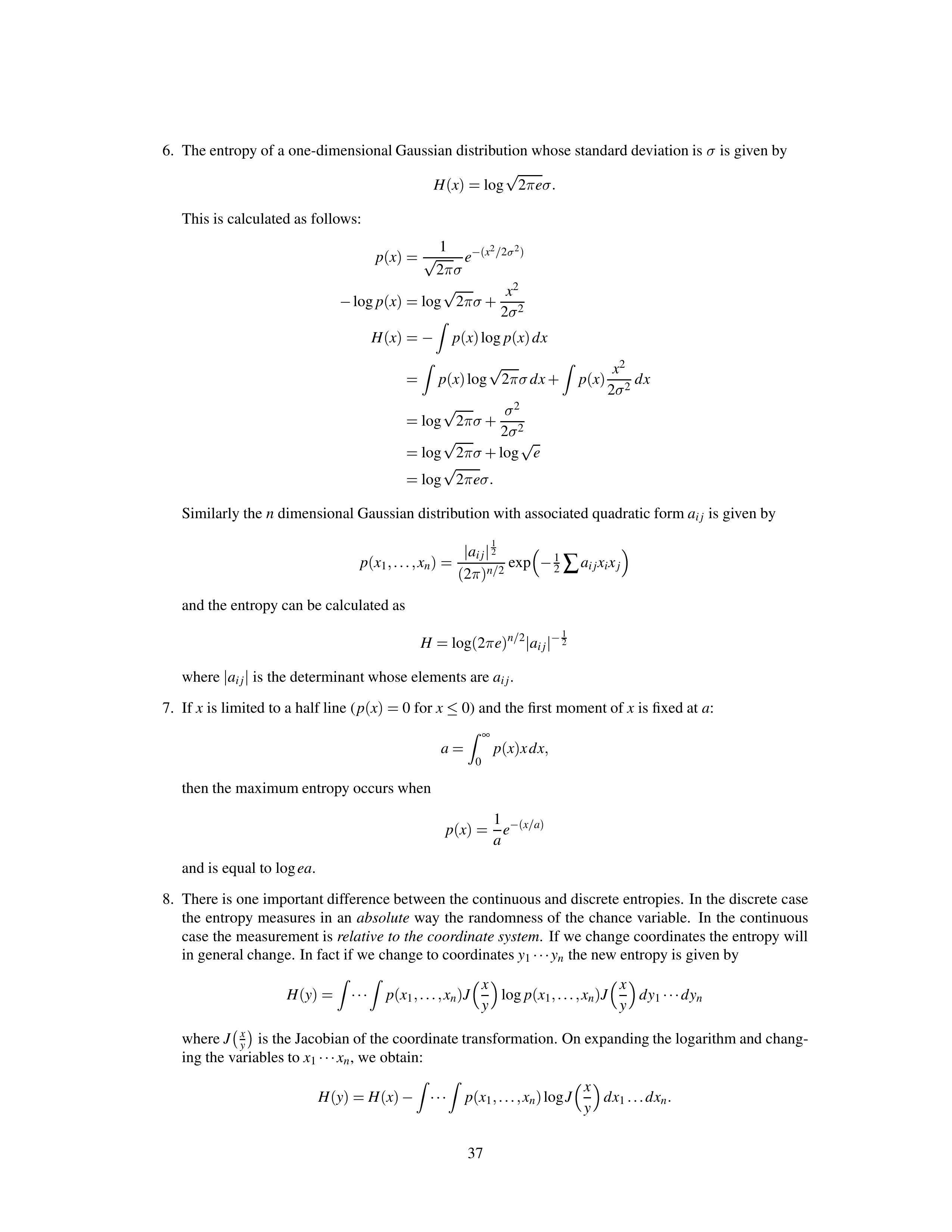 Mathematical Theory of Communication Research Paper by Claude E. Shannon — page 37