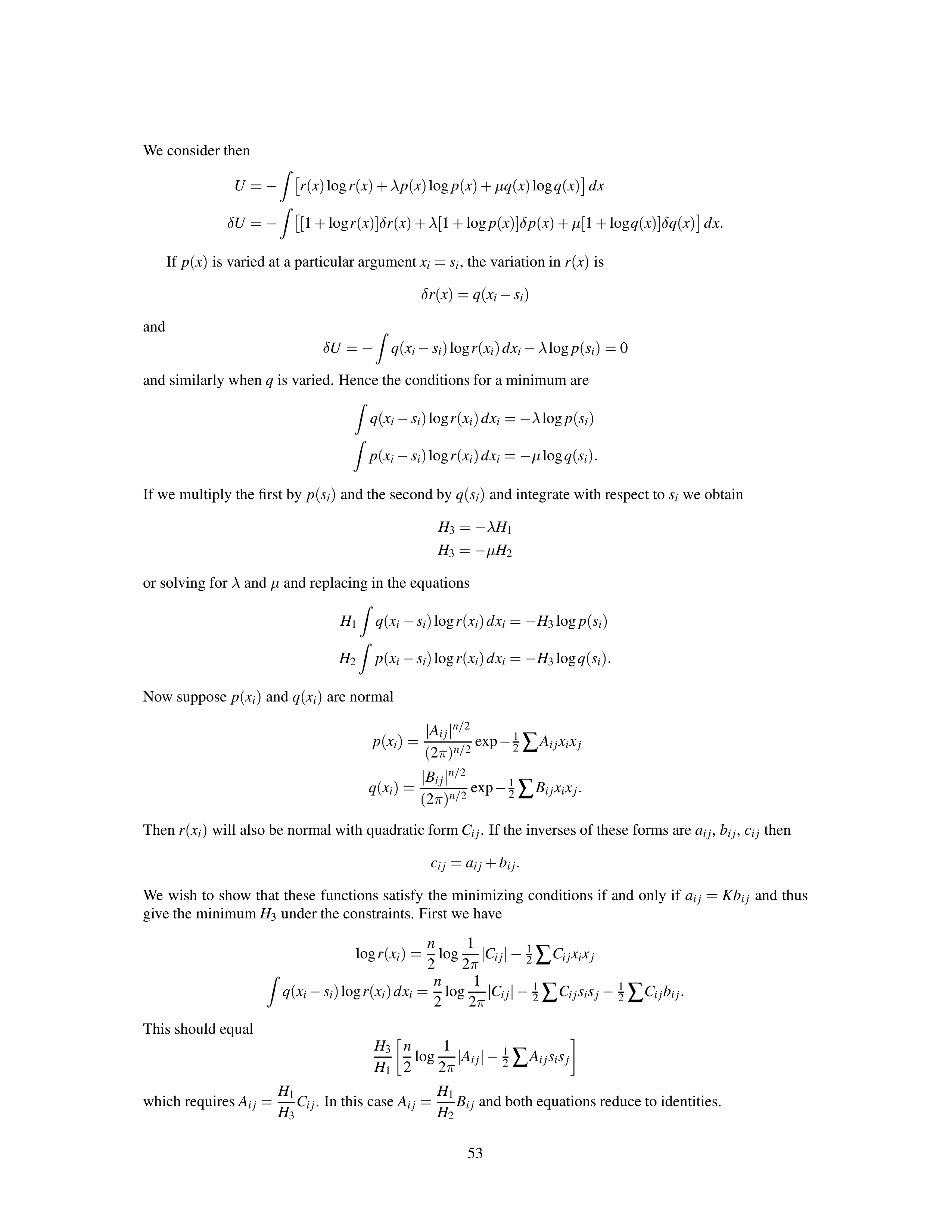 Mathematical Theory of Communication Research Paper by Claude E. Shannon — page 53