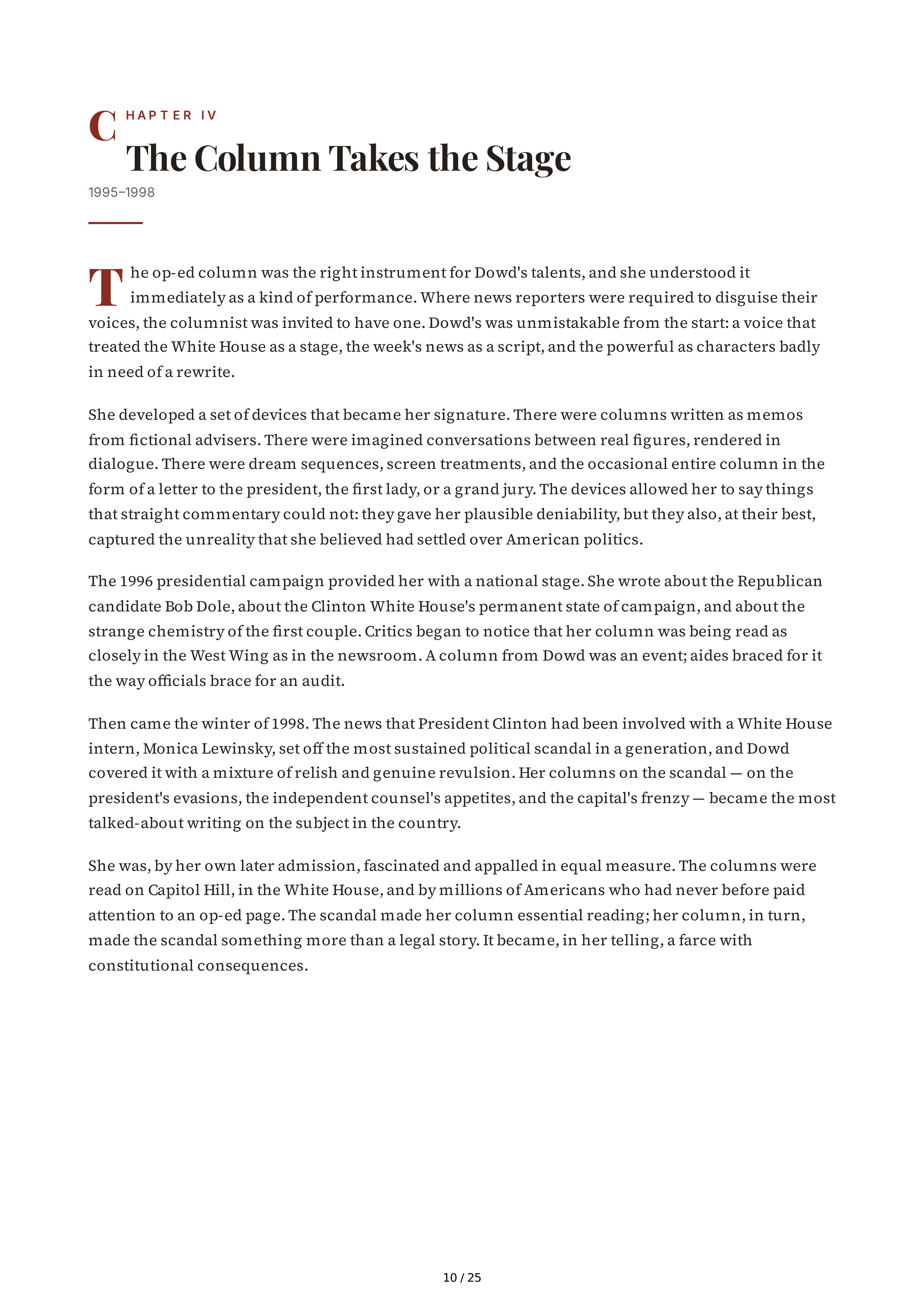 Maureen Dowd Bushworld Enter at Your Own Risk Biography — page 10