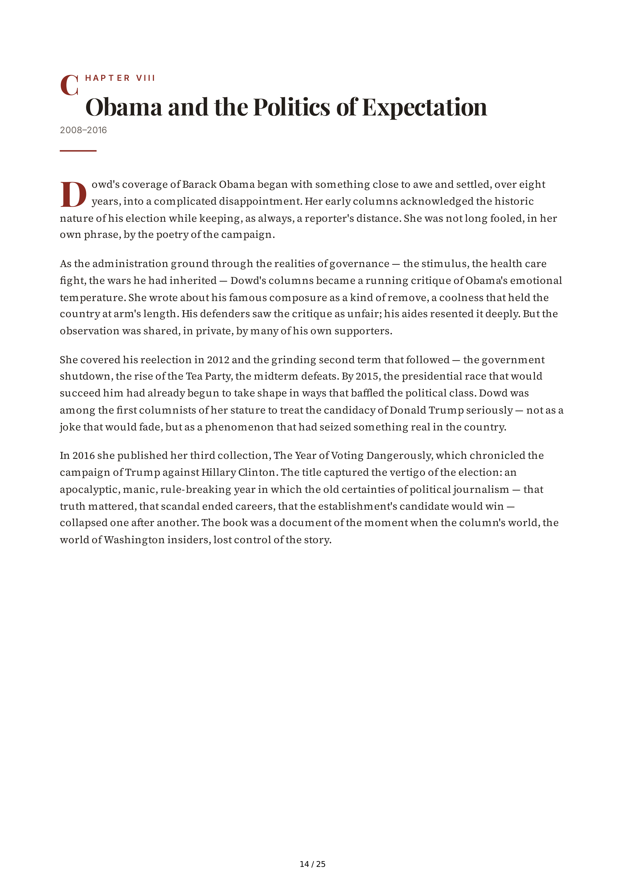 Maureen Dowd Bushworld Enter at Your Own Risk Biography — page 14