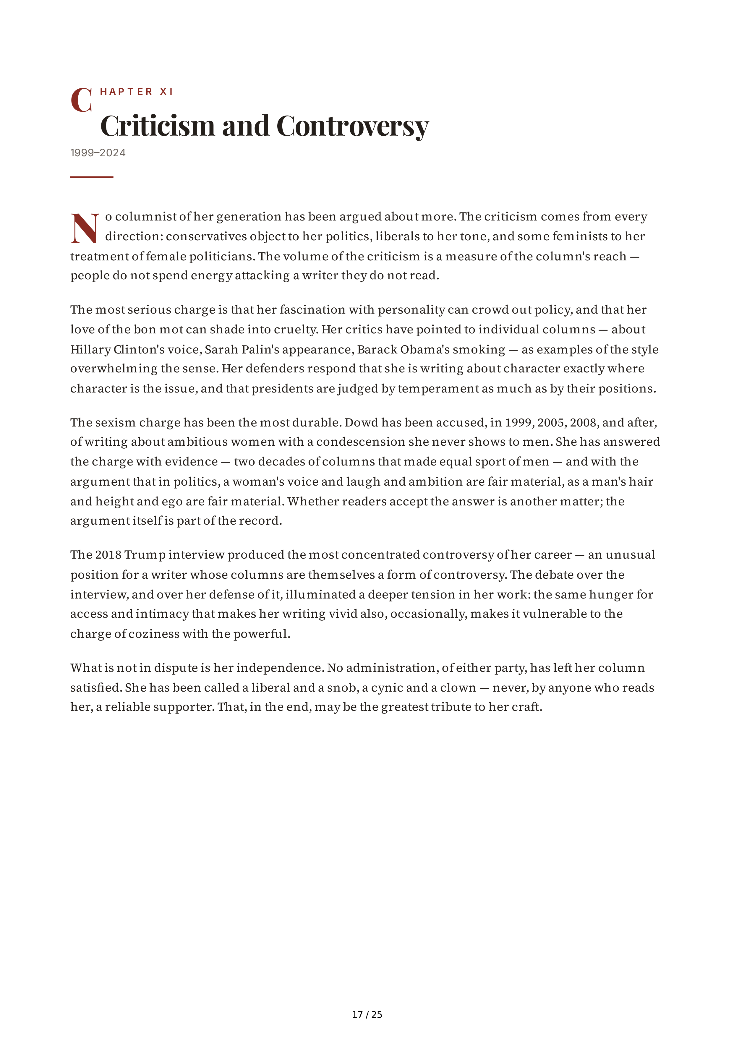 Maureen Dowd Bushworld Enter at Your Own Risk Biography — page 17