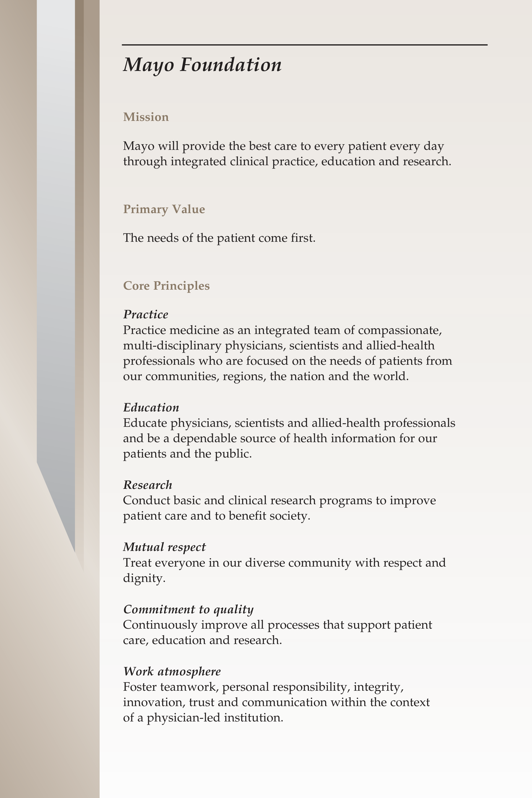 Mayo Clinic Model of Care Guide — page 20