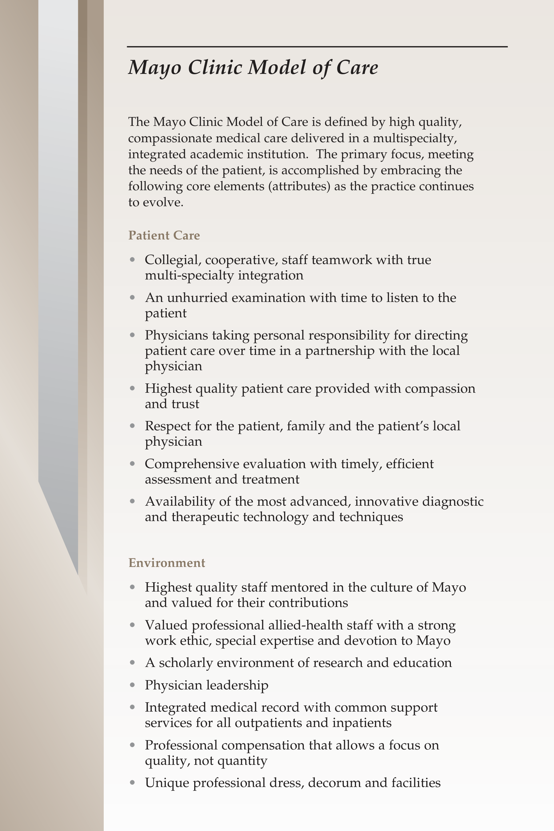 Mayo Clinic Model of Care Guide — page 4