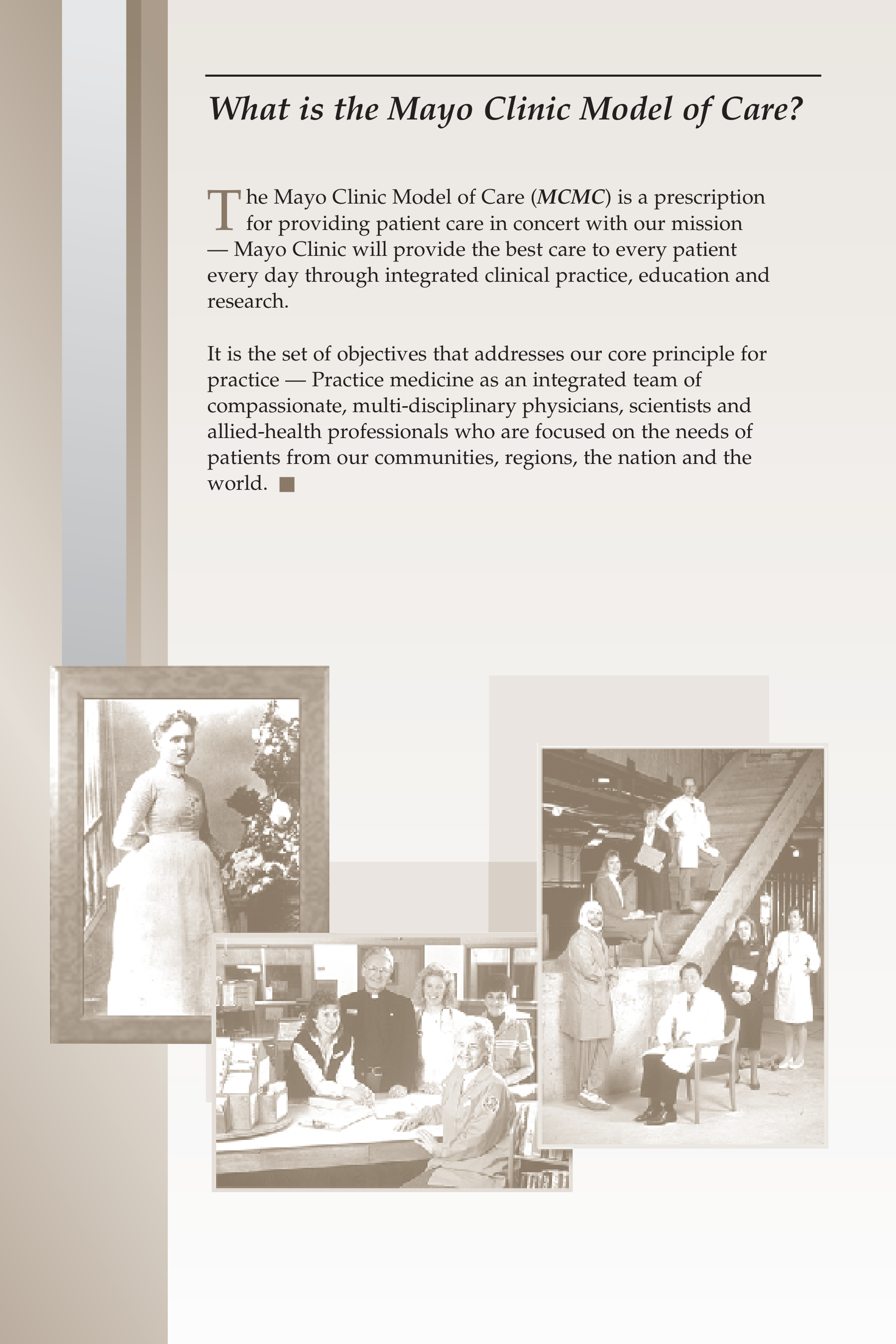 Mayo Clinic Model of Care Guide — page 6