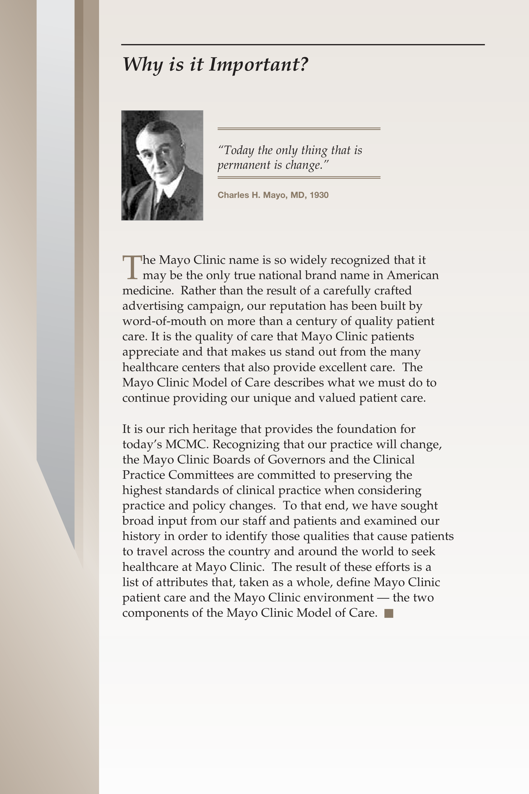 Mayo Clinic Model of Care Guide — page 7